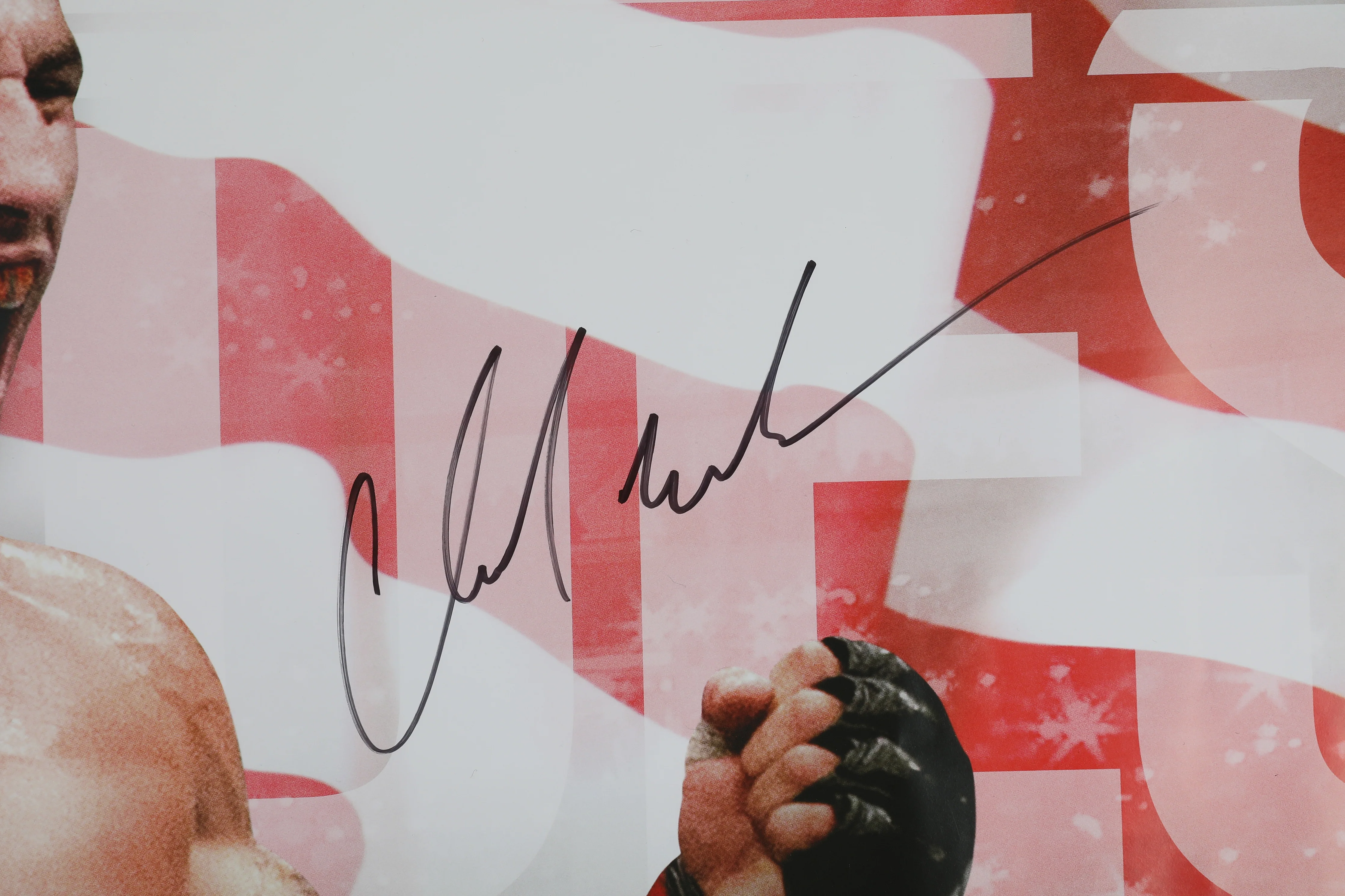 Chad Mendes Framed Signed UFC 189: Mendes vs McGregor Print - Image 3