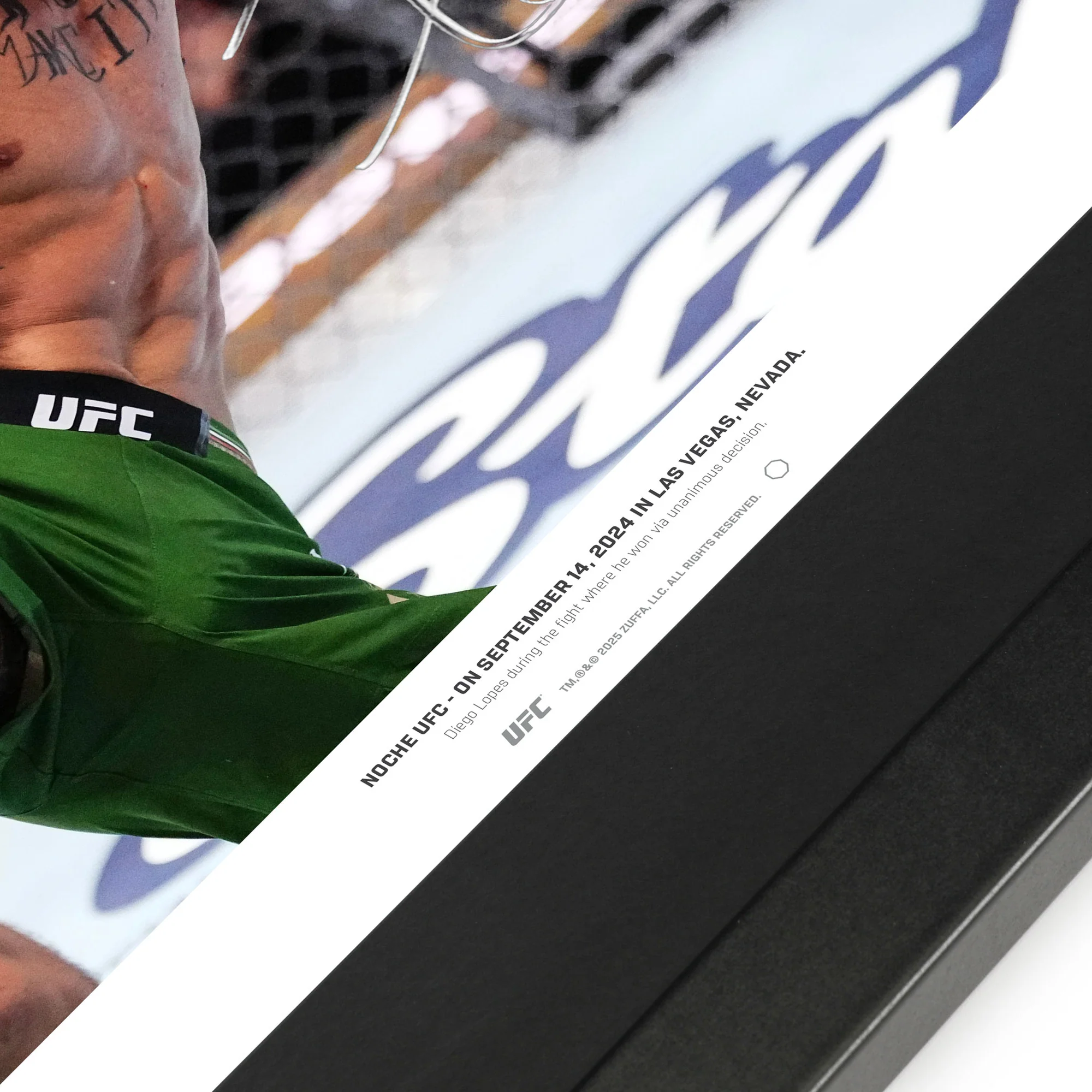 Diego Lopes Signed Photo UFC Noche - Image 3