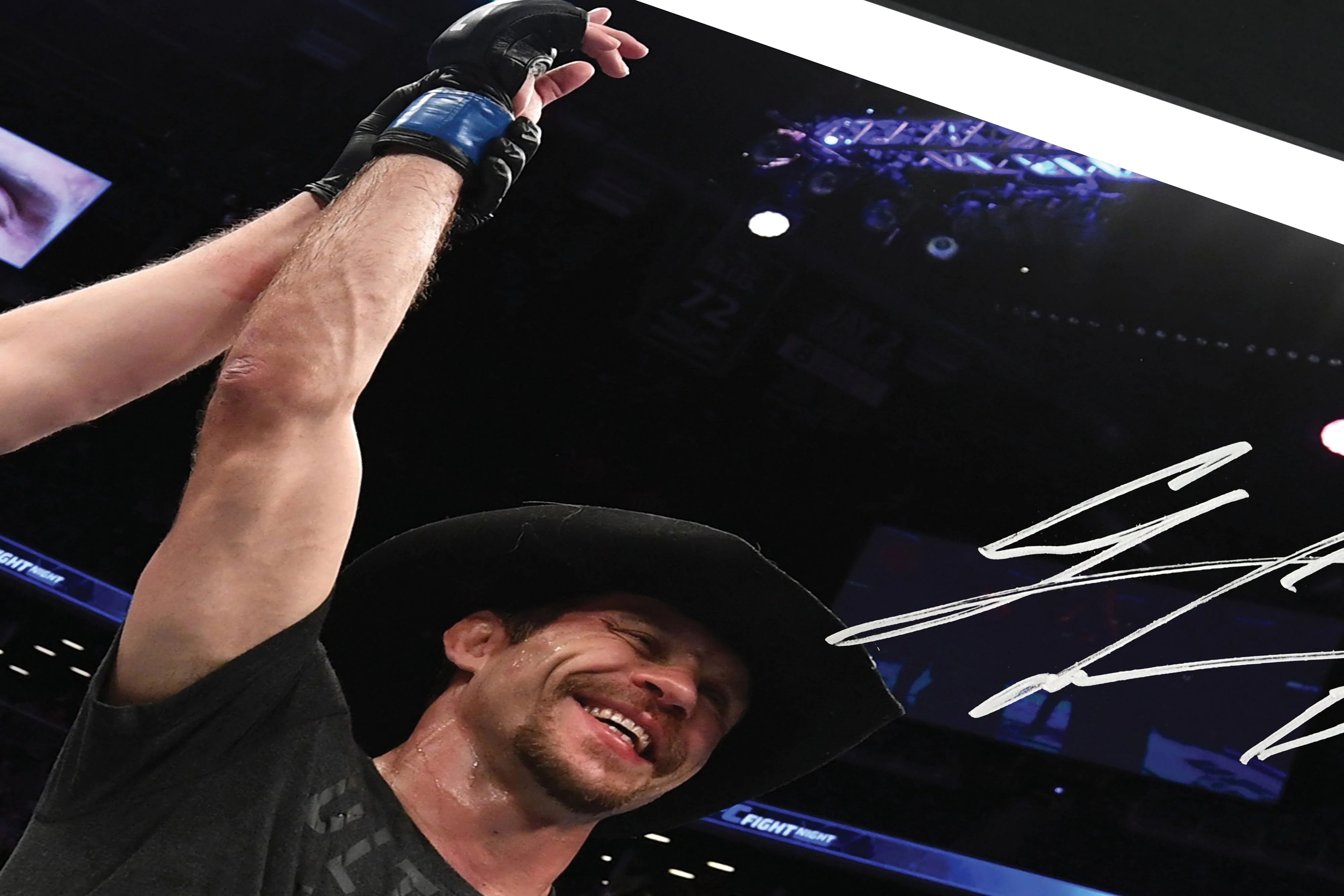 Cowboy Cerrone Signed UFC Fight Night Cejudo vs Dillashaw - Image 3
