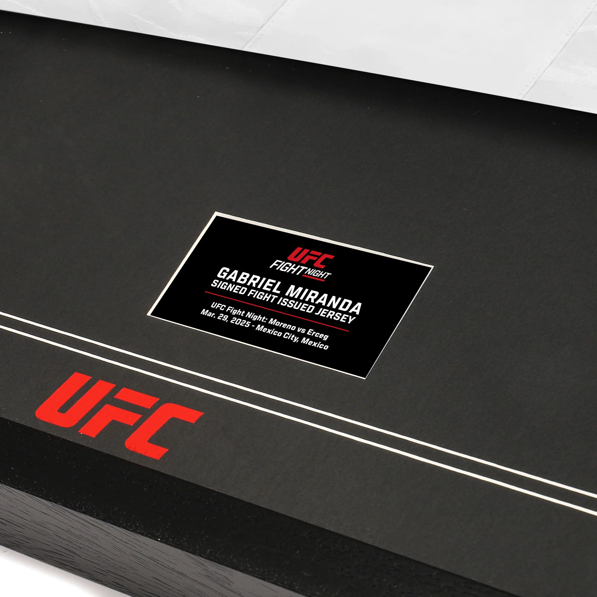 Gabriel Miranda Signed 1-of-1 Fight Issued Jersey UFC Fight Night: Moreno vs Erceg - Image 2
