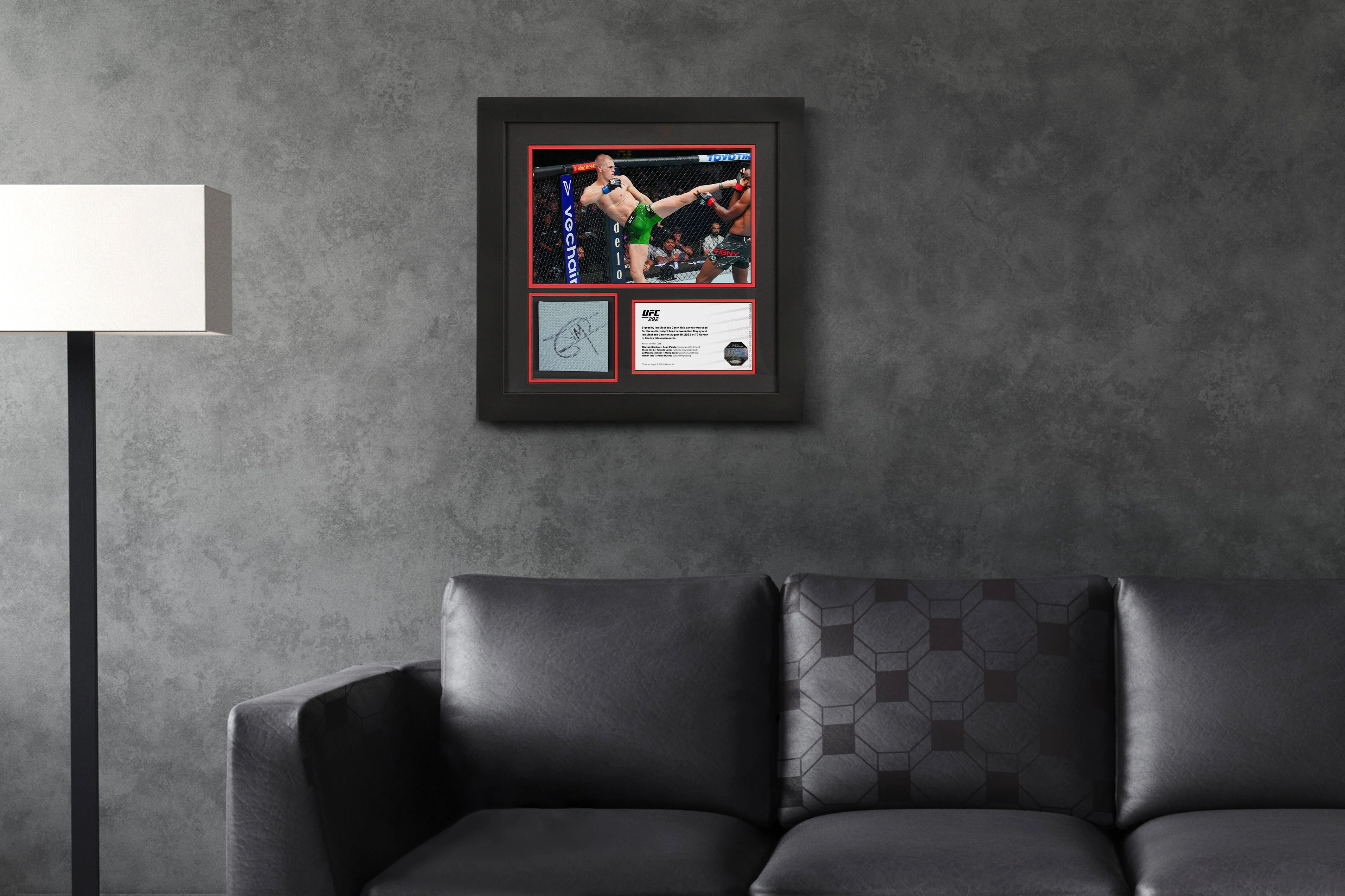 Ian Garry UFC 292 Signed Canvas & Photo - Image 6