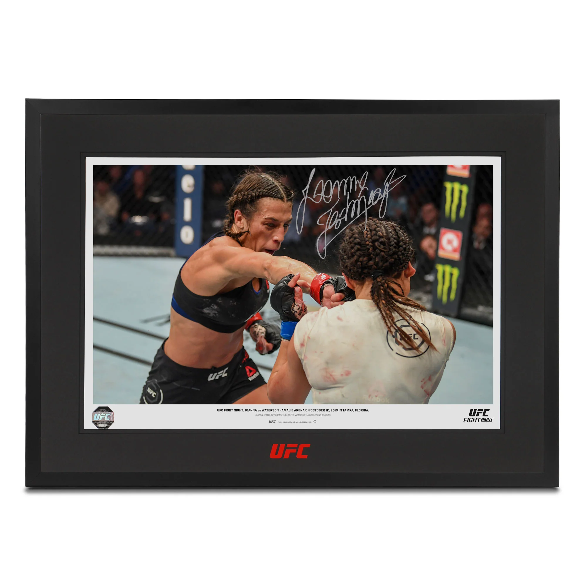 Joanna Jedrzejczyk Signed Photo UFC Fight Night: Jedrzejczyk vs Waterson