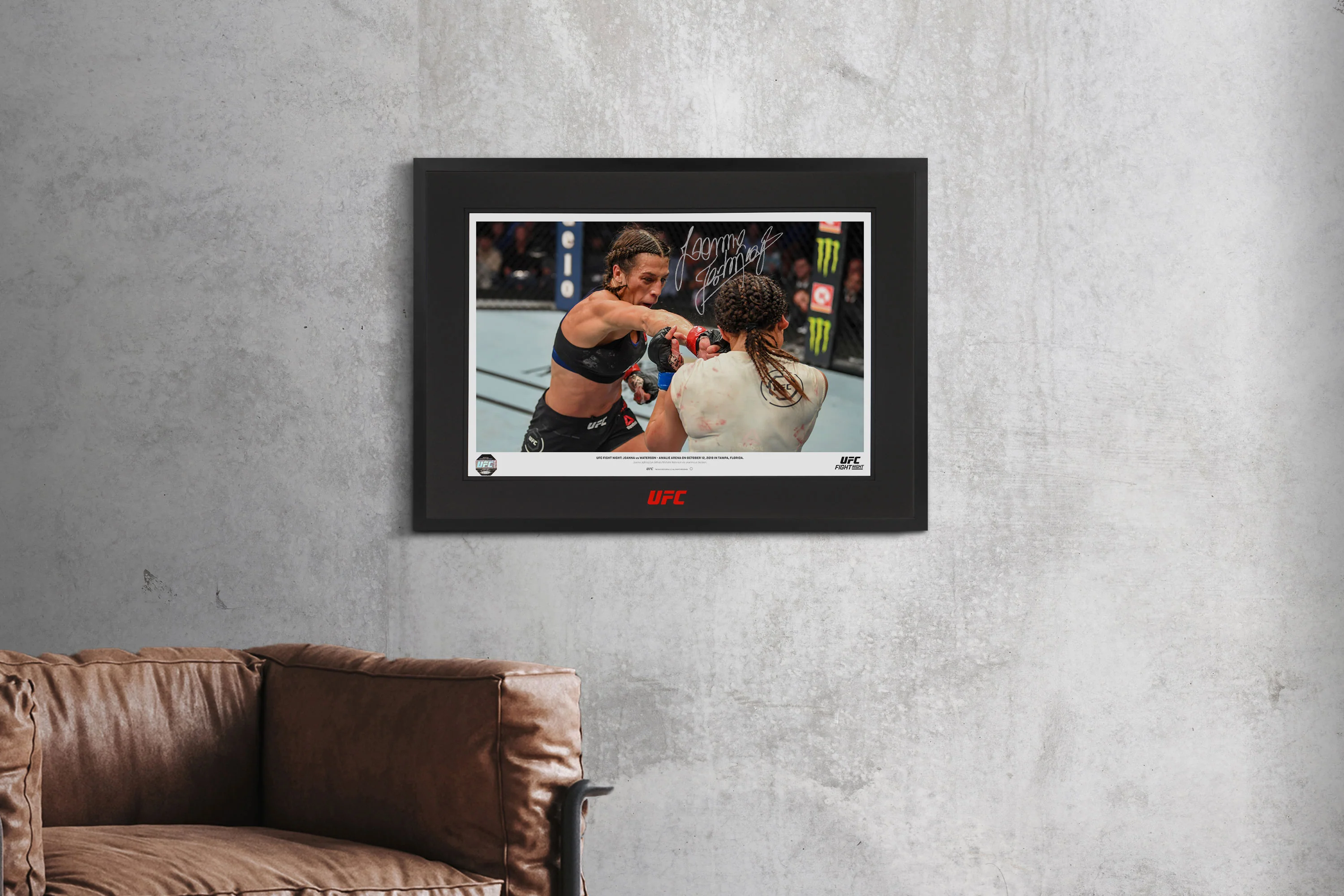Joanna Jedrzejczyk Signed Photo UFC Fight Night: Jedrzejczyk vs Waterson - Image 5