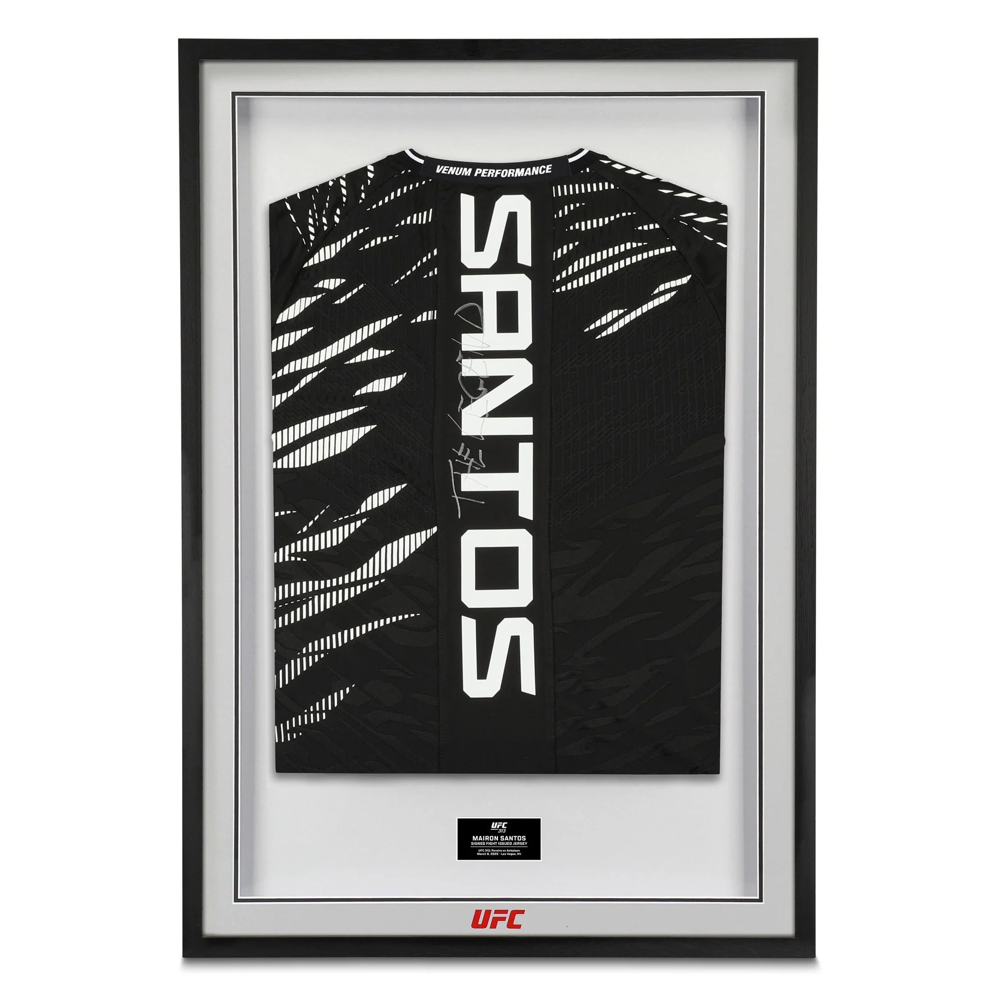 Mairon Santos Signed 1-of-1 Fight Issued Jersey UFC 313: Pereira vs Ankalaev