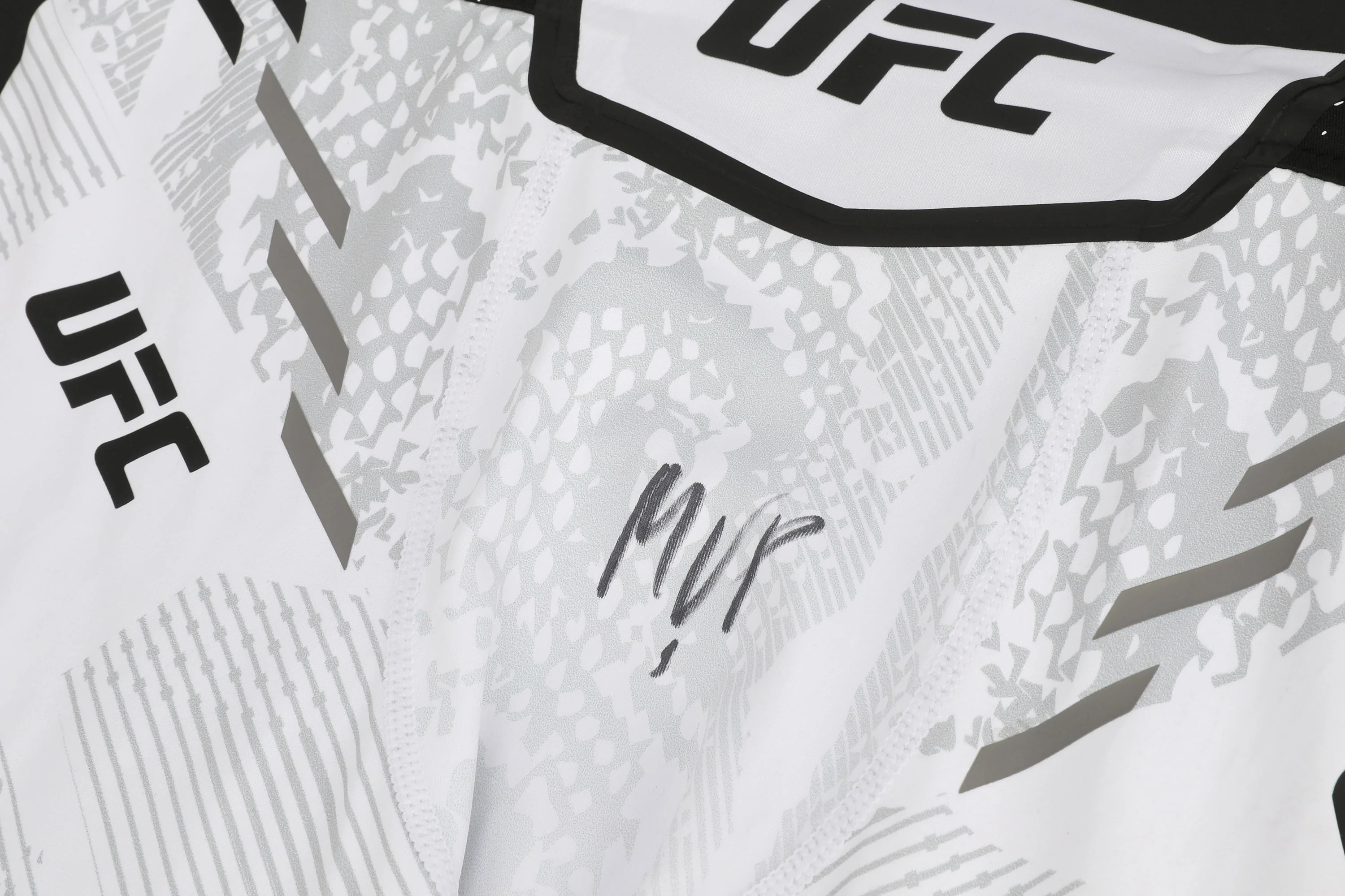 Michael Page White Venum Fight Night Adrenaline Shorts - Image 4