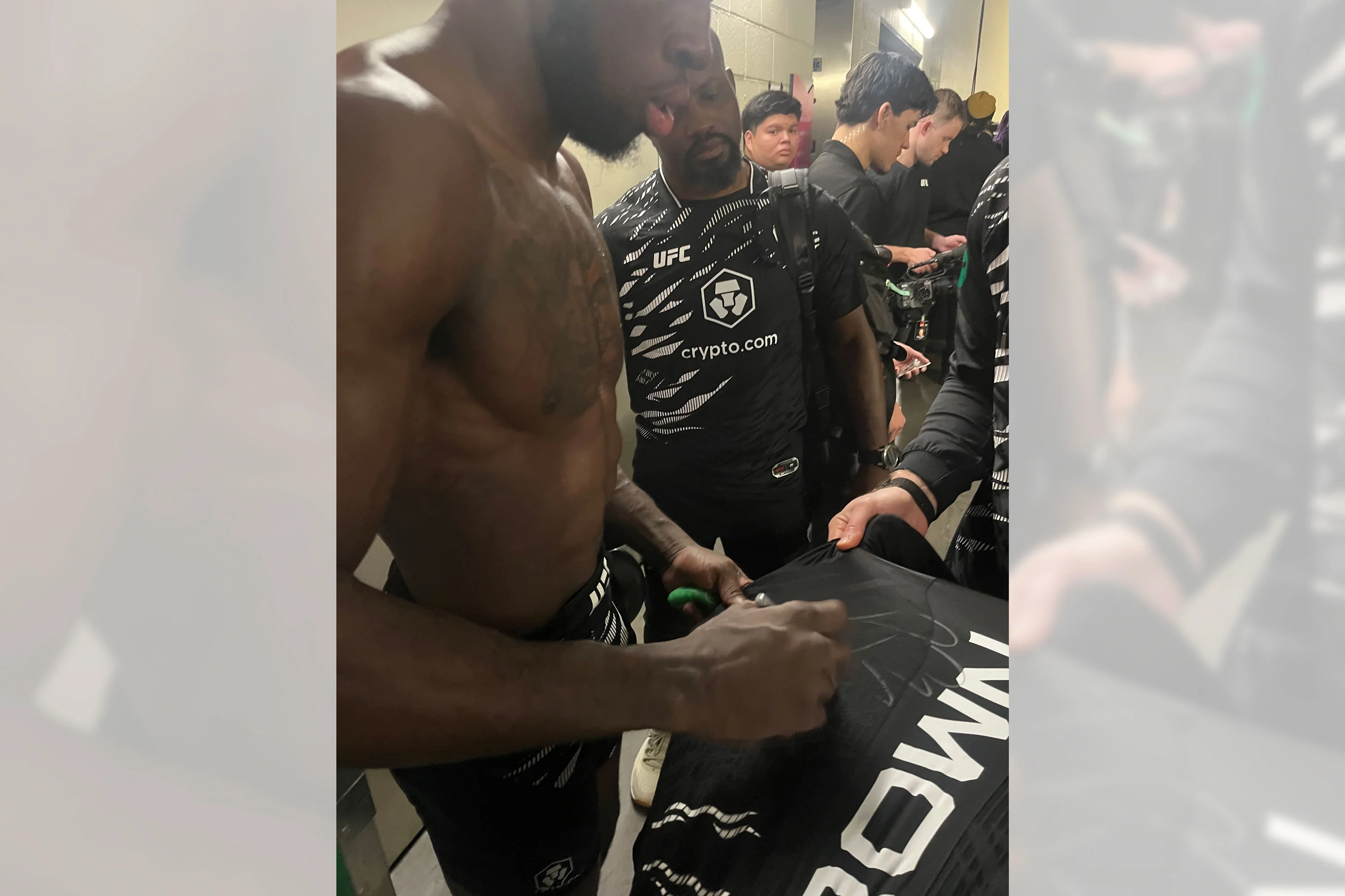 Randy Brown Signed 1-of-1 Fight Issued Jersey UFC 310: Pantoja vs Asakura - Image 2