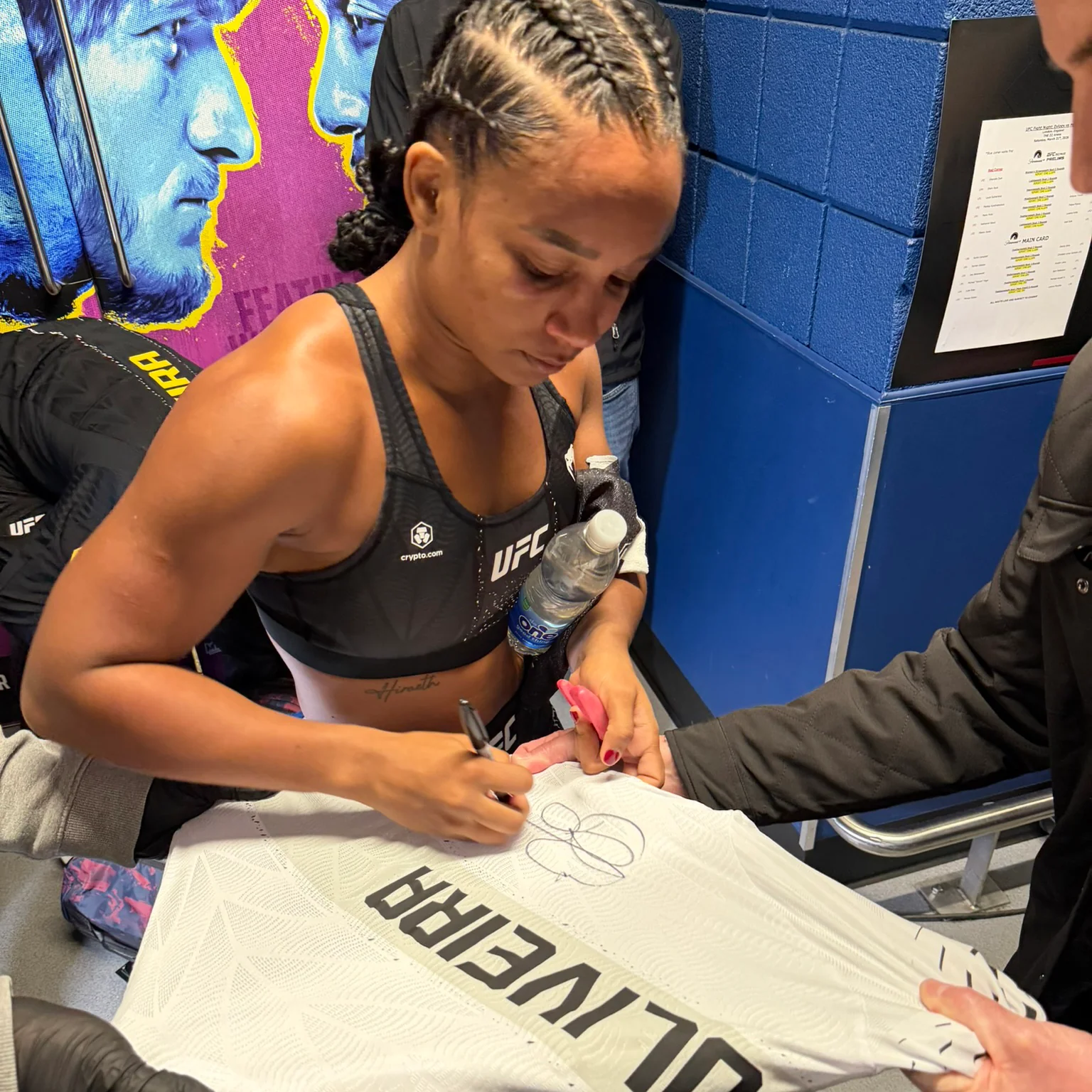 Ravena Oliveira Signed 1-of-1 Fight Worn Jersey UFC Fight Night: Evloev vs Murphy - Image 2