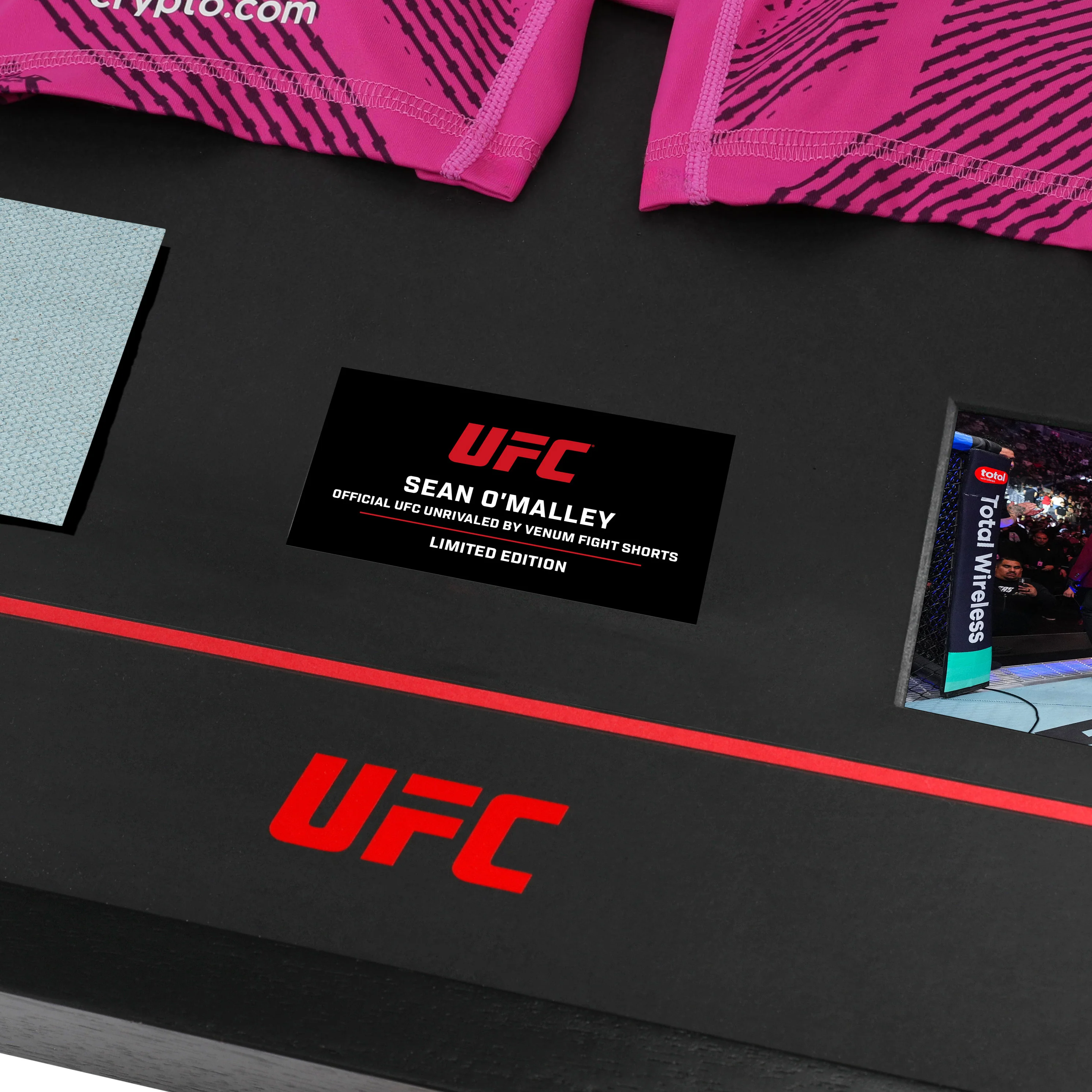 Sean O'Malley Limited Edition UFC 324 Venum Shorts & Canvas Display - Image 3