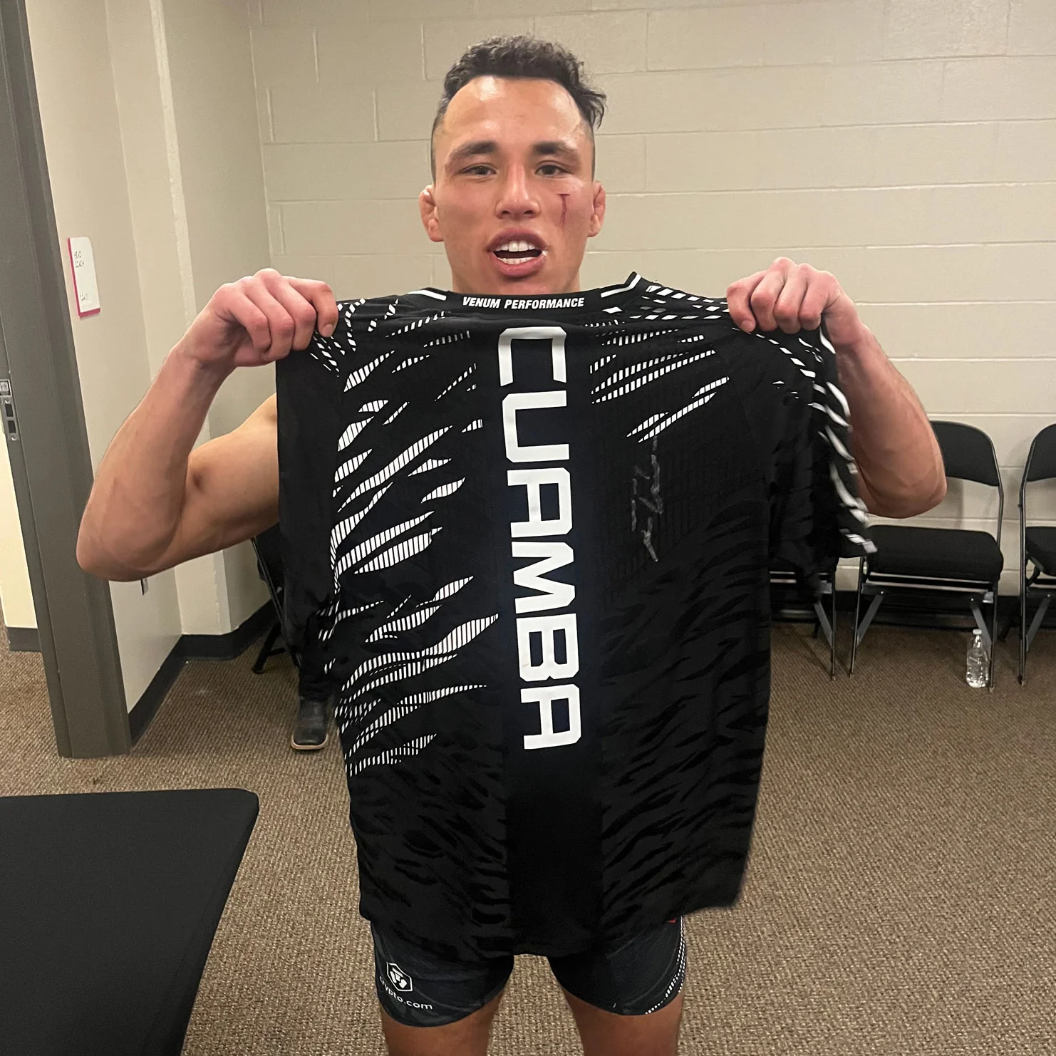 Timothy Cuamba Signed 1-of-1 Fight Issued Jersey UFC Fight Night: Machado Garry vs Prates - Image 2
