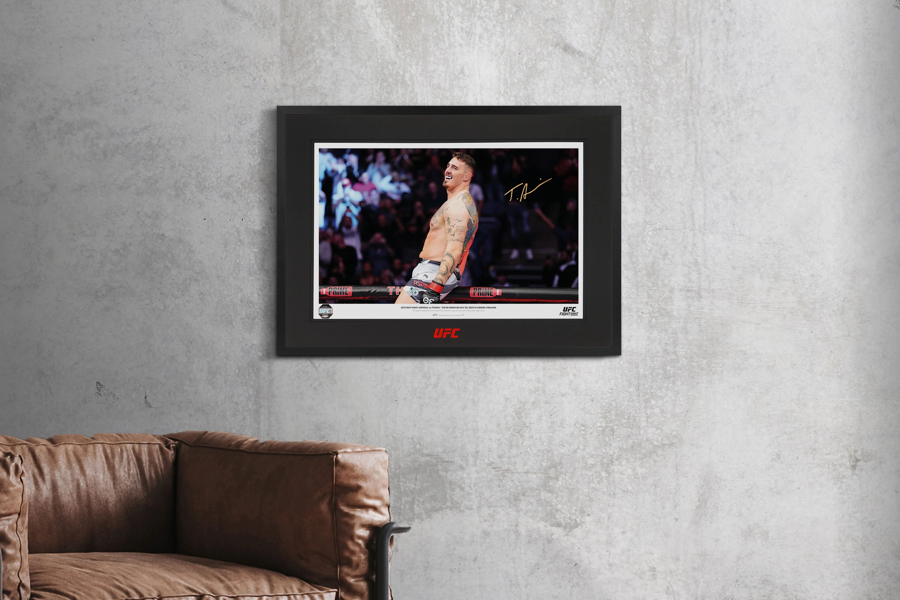 Tom Aspinall Signed Photo UFC Fight Night: Aspinall vs Tybura - Image 6