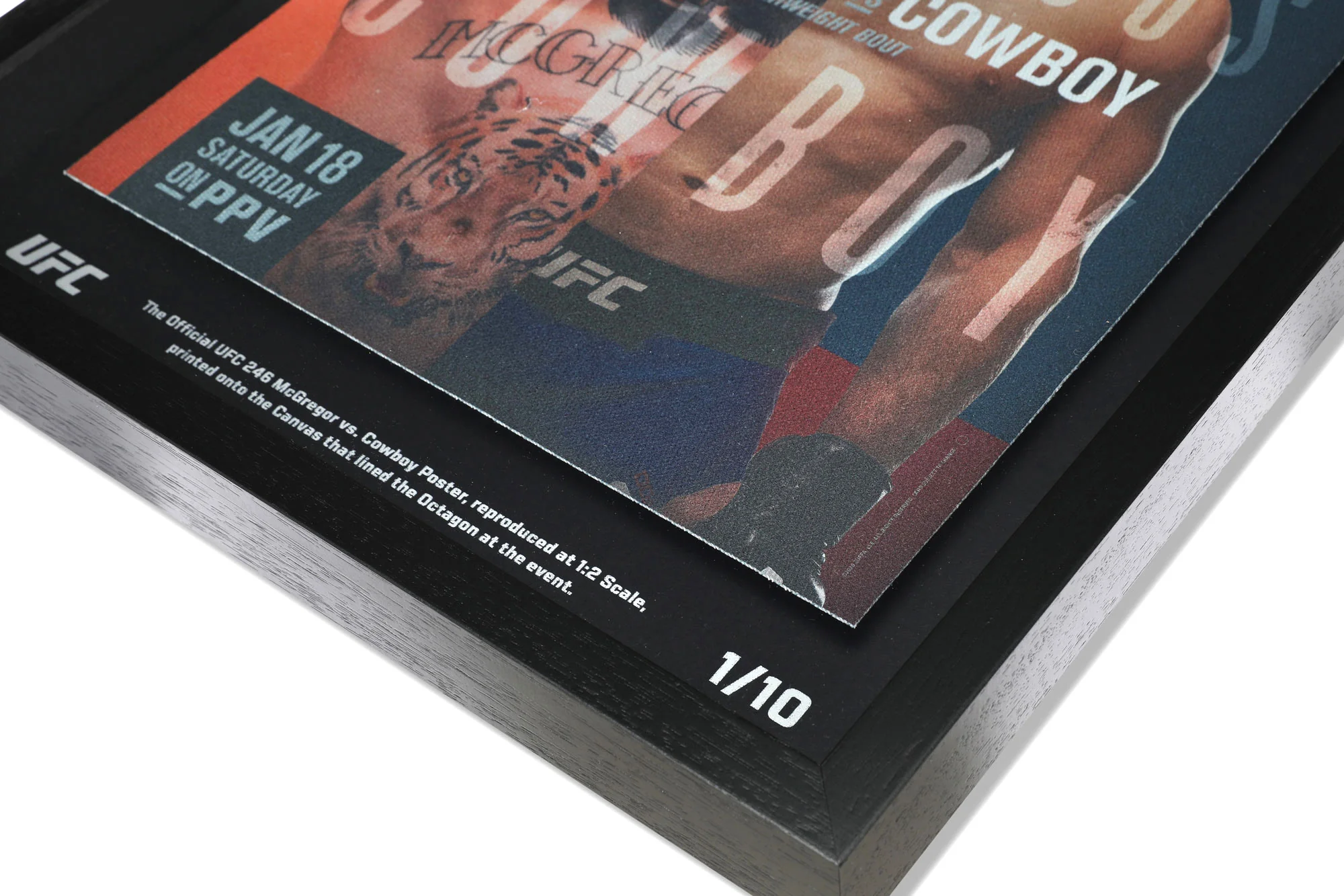 UFC 246: McGregor vs Cowboy Limited Edition Canvas Poster - Image 4