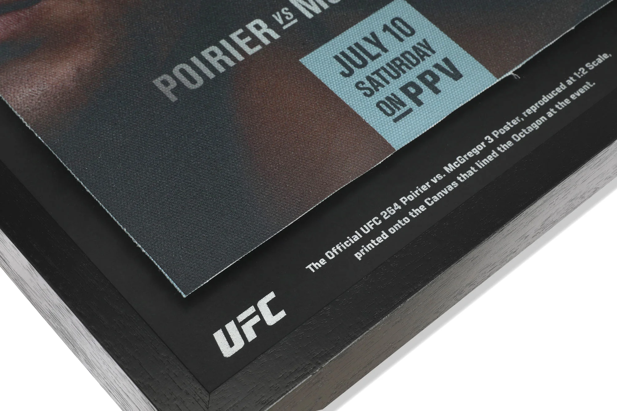 UFC 264: Poirier vs McGregor Limited Edition Canvas Poster - Image 4