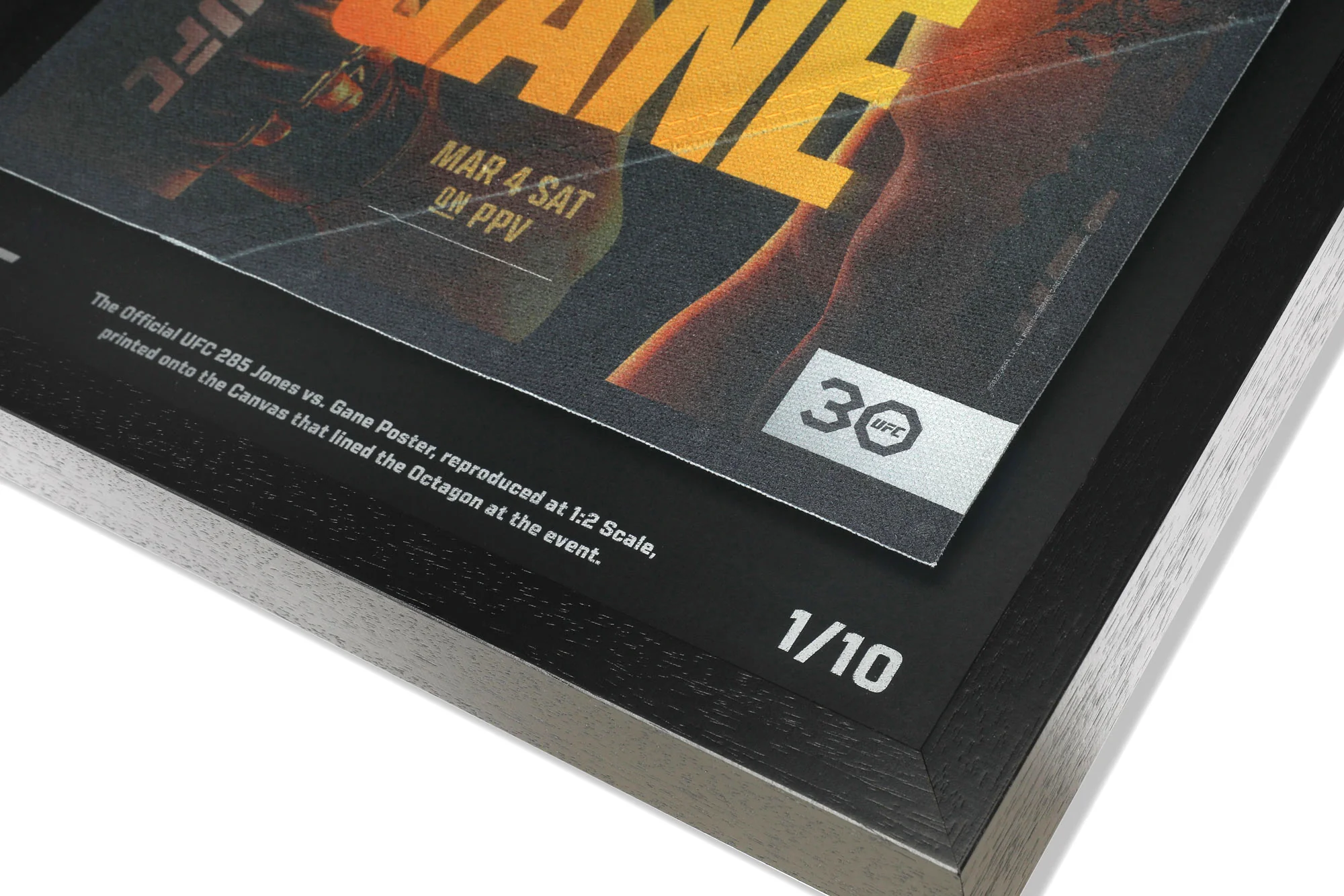 UFC 285: Jones vs Gane Limited Edition Canvas Poster - Image 3