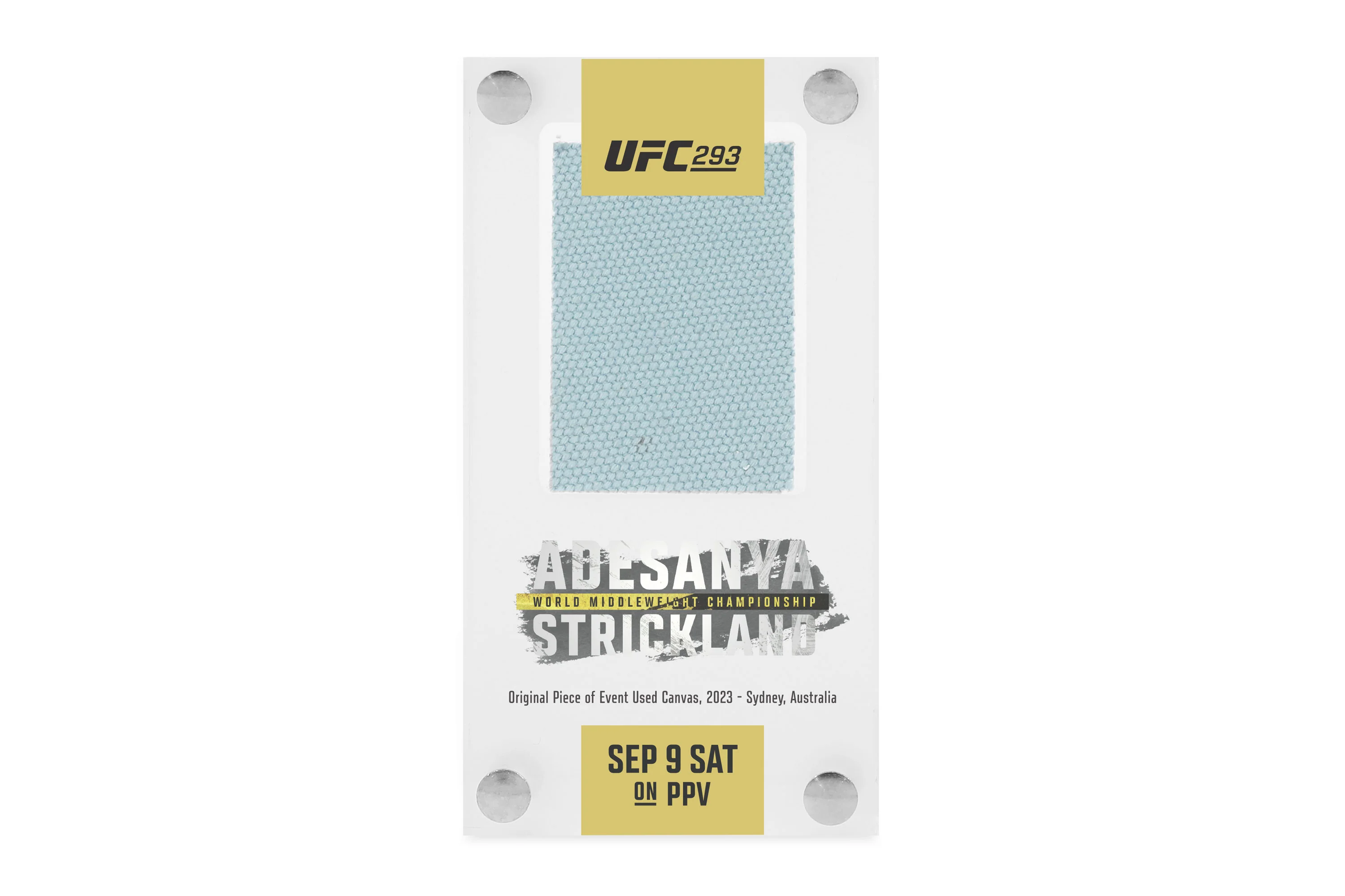UFC 293: Adesanya vs Strickland Canvas in Acrylic - Image 3