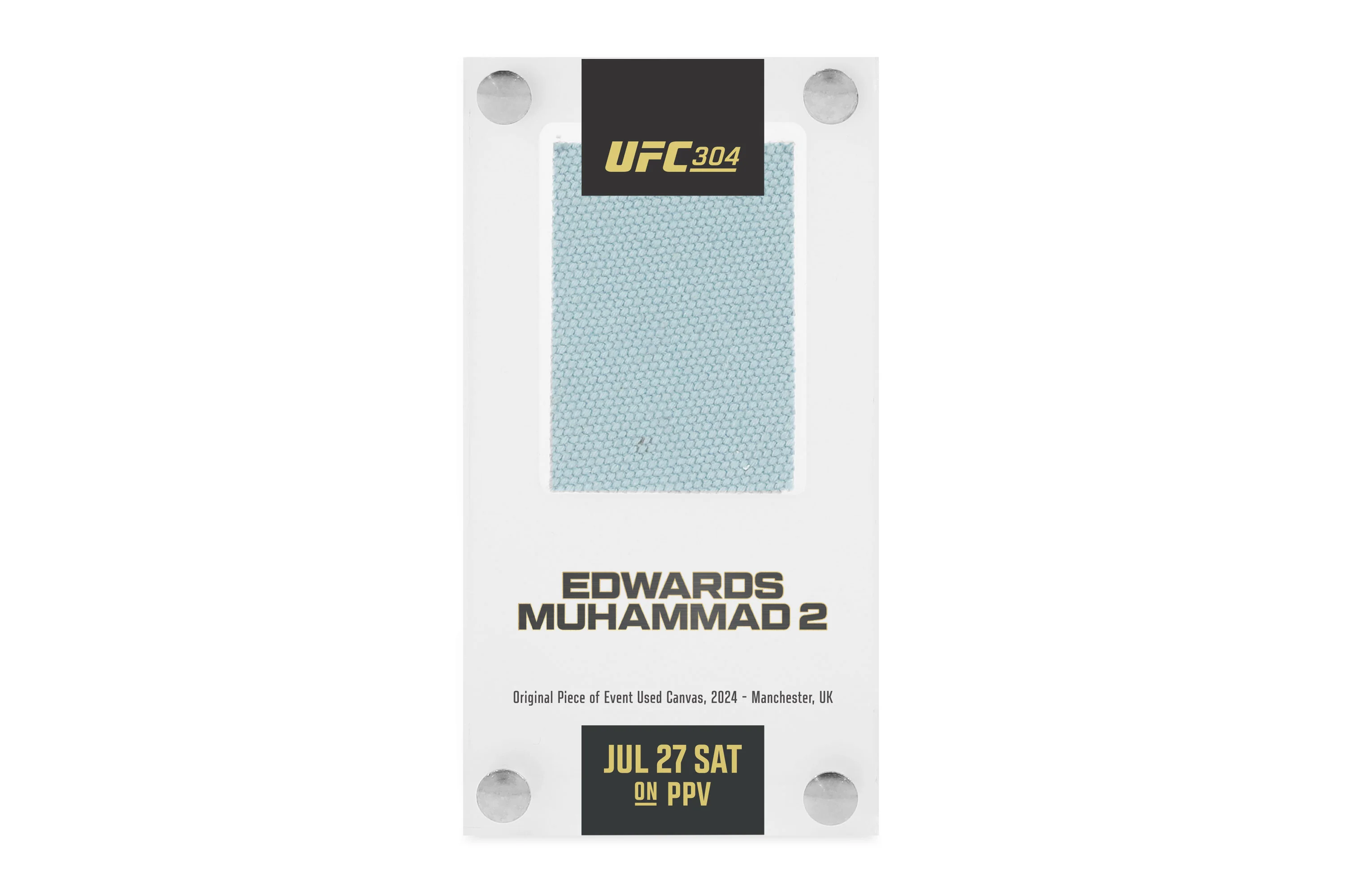 UFC 304: Edwards vs Muhammad 2 Canvas in Acrylic - Image 3