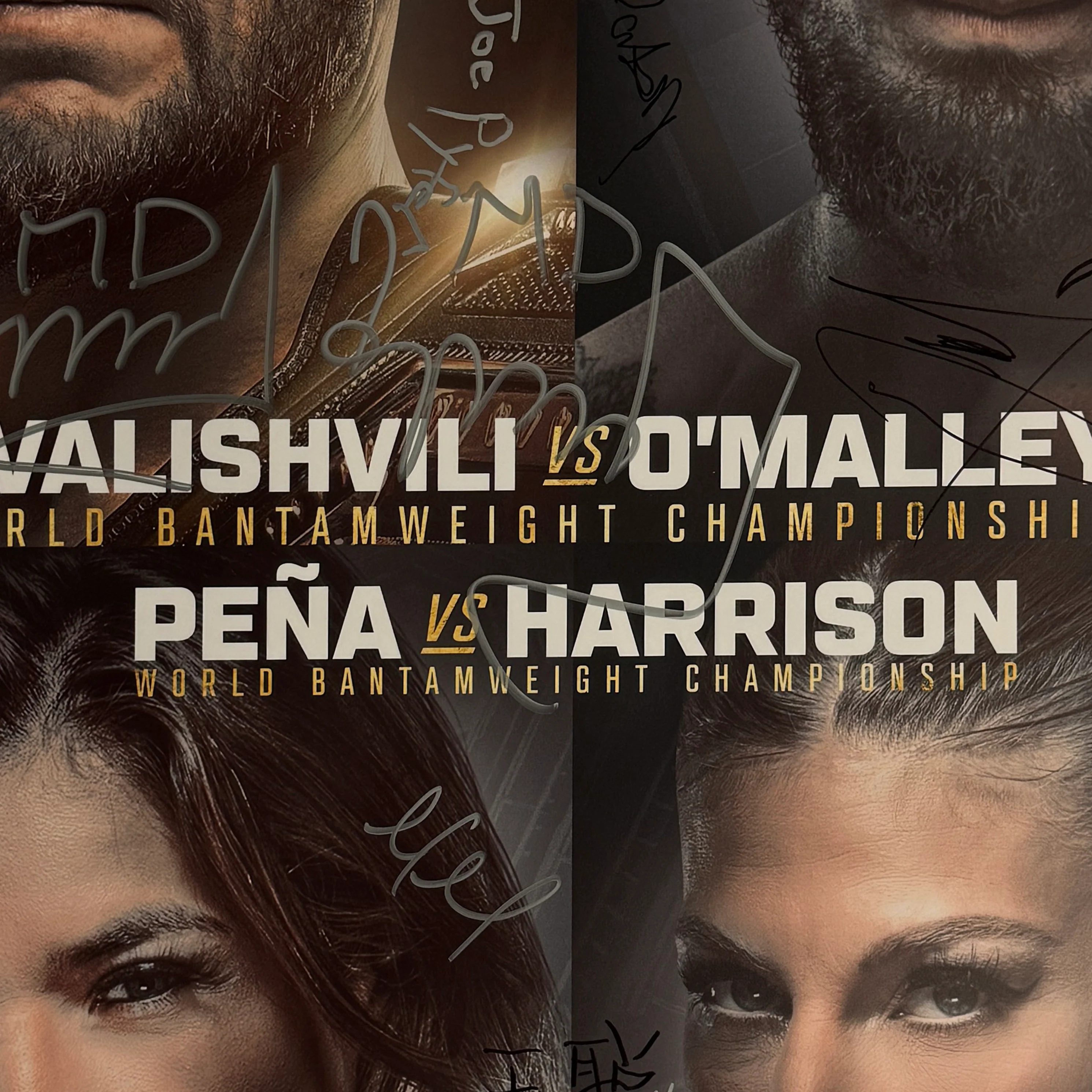 UFC 316: Dvalishvili vs O’Malley 2 Autographed Event Poster - Image 3