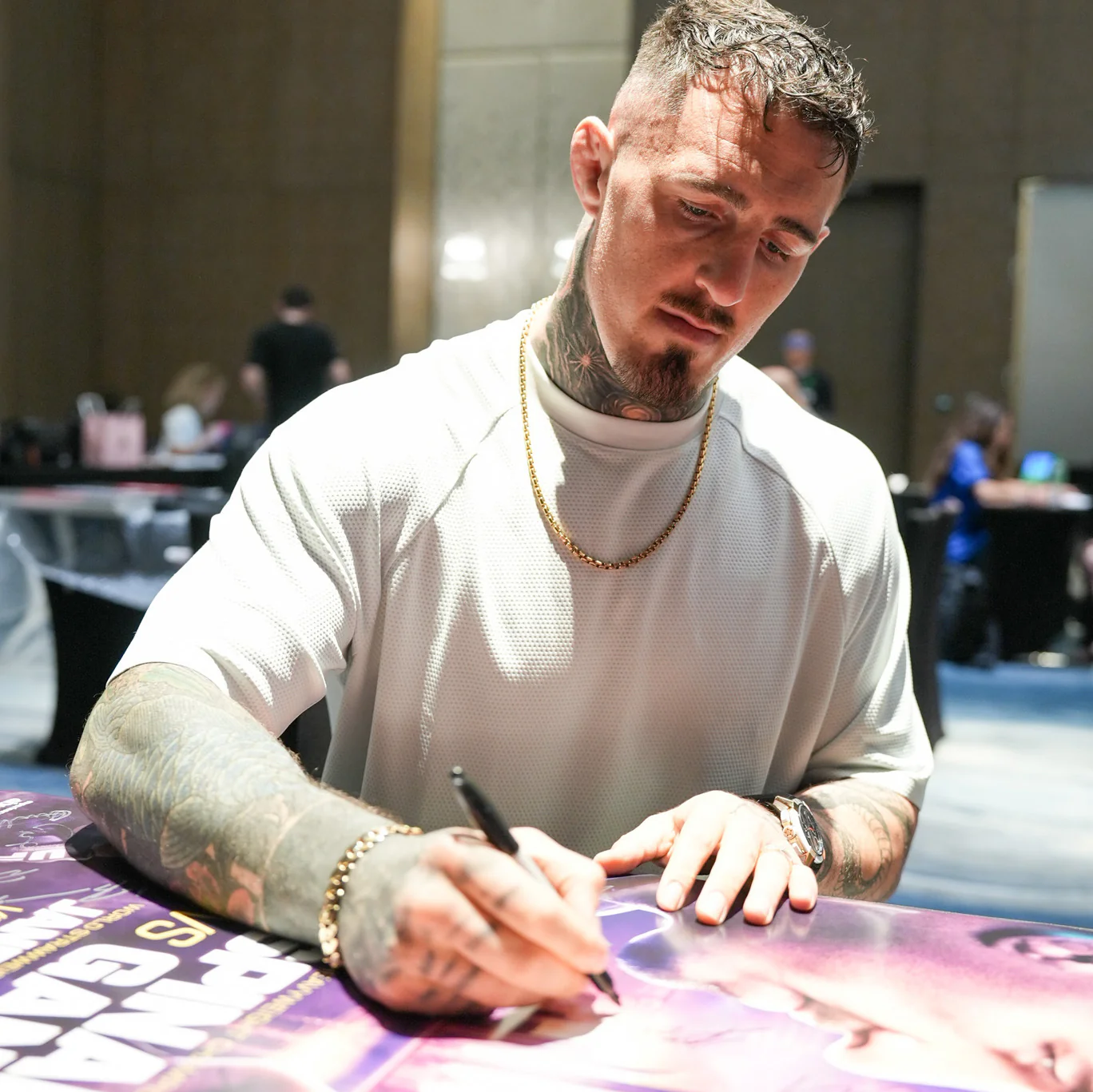 UFC 321: Aspinall vs Gane Autographed Event Poster - Image 3