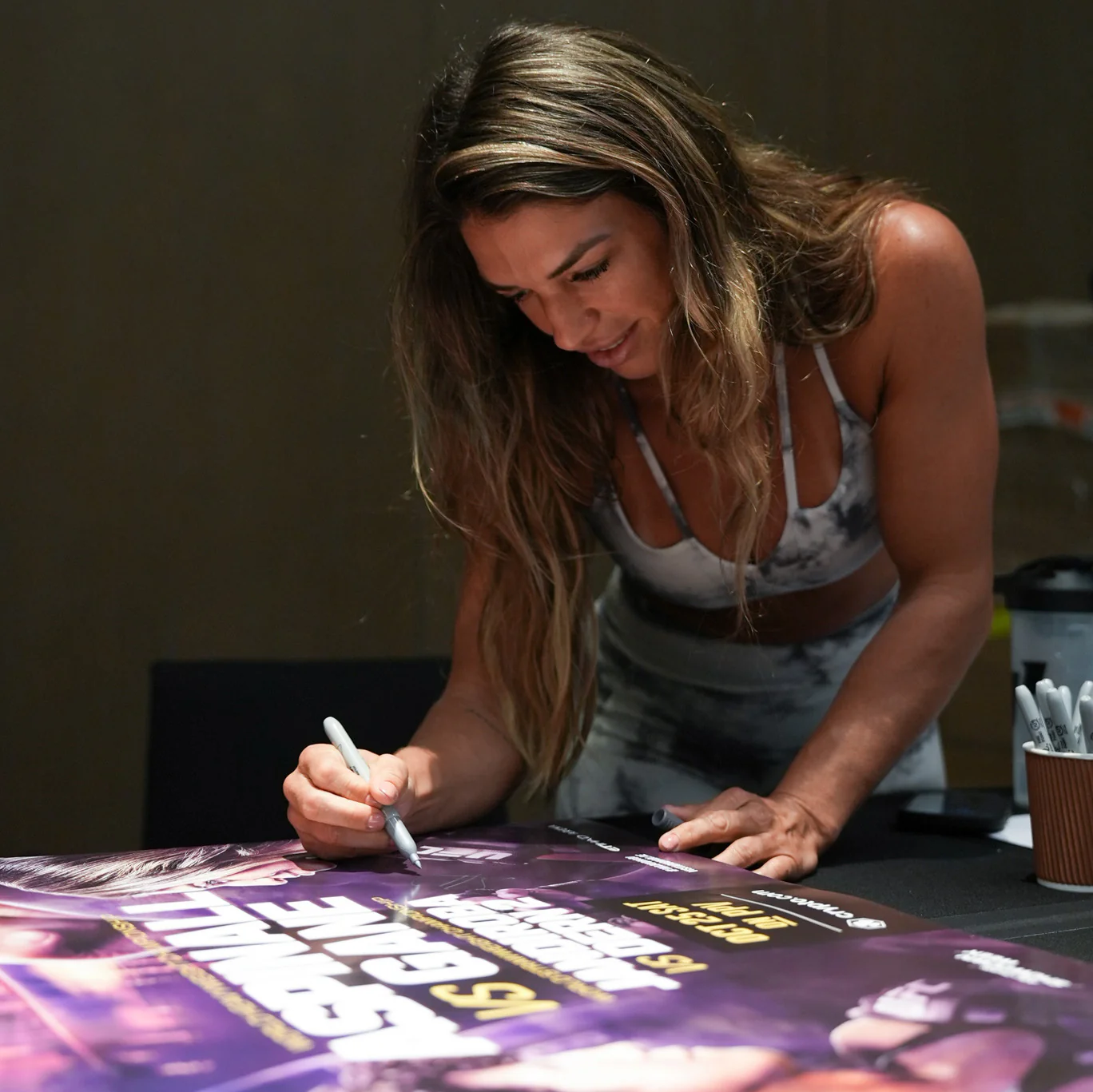 UFC 321: Aspinall vs Gane Autographed Event Poster - Image 4