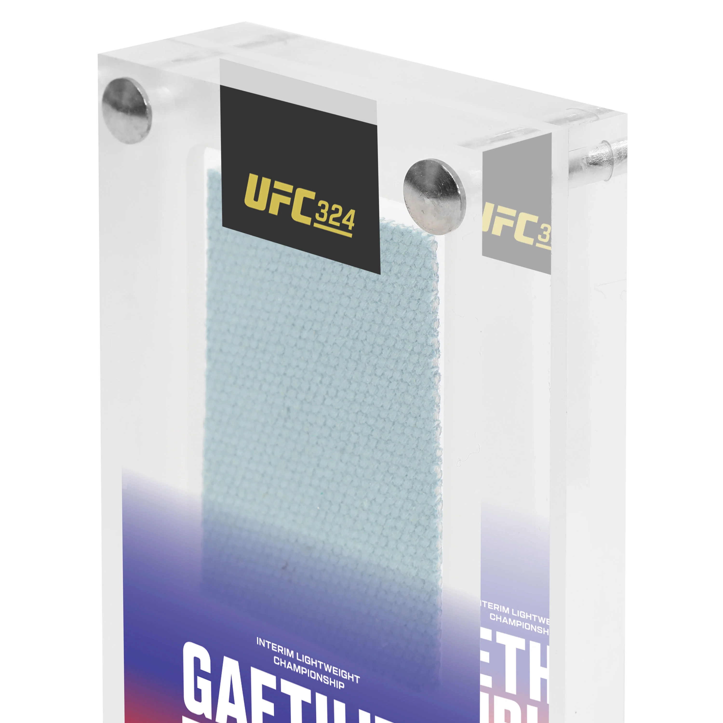 UFC 324: Gaethje vs Pimblett Canvas in Acrylic - Image 3