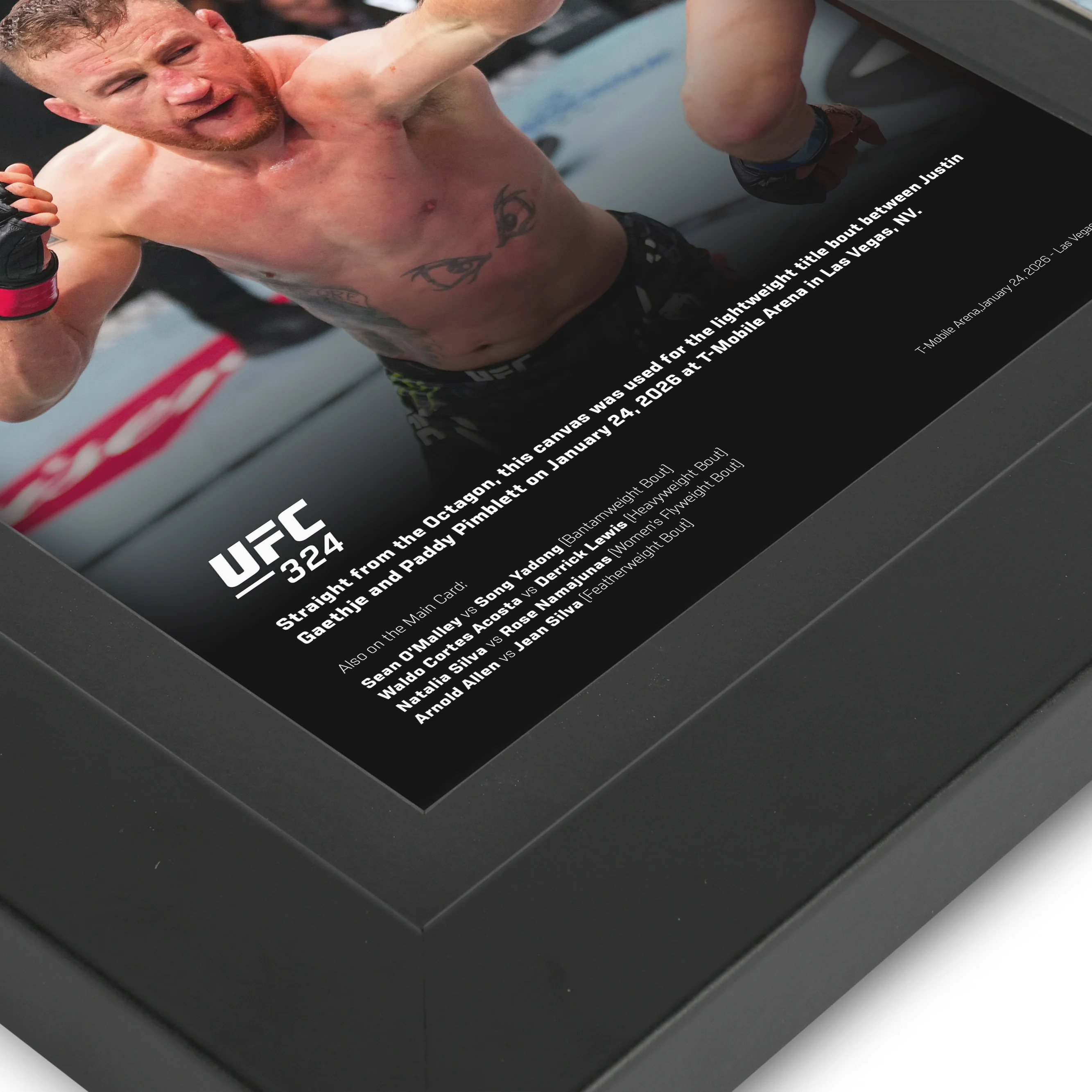 UFC 324: Gaethje vs Pimblett Canvas & Photo - Image 3