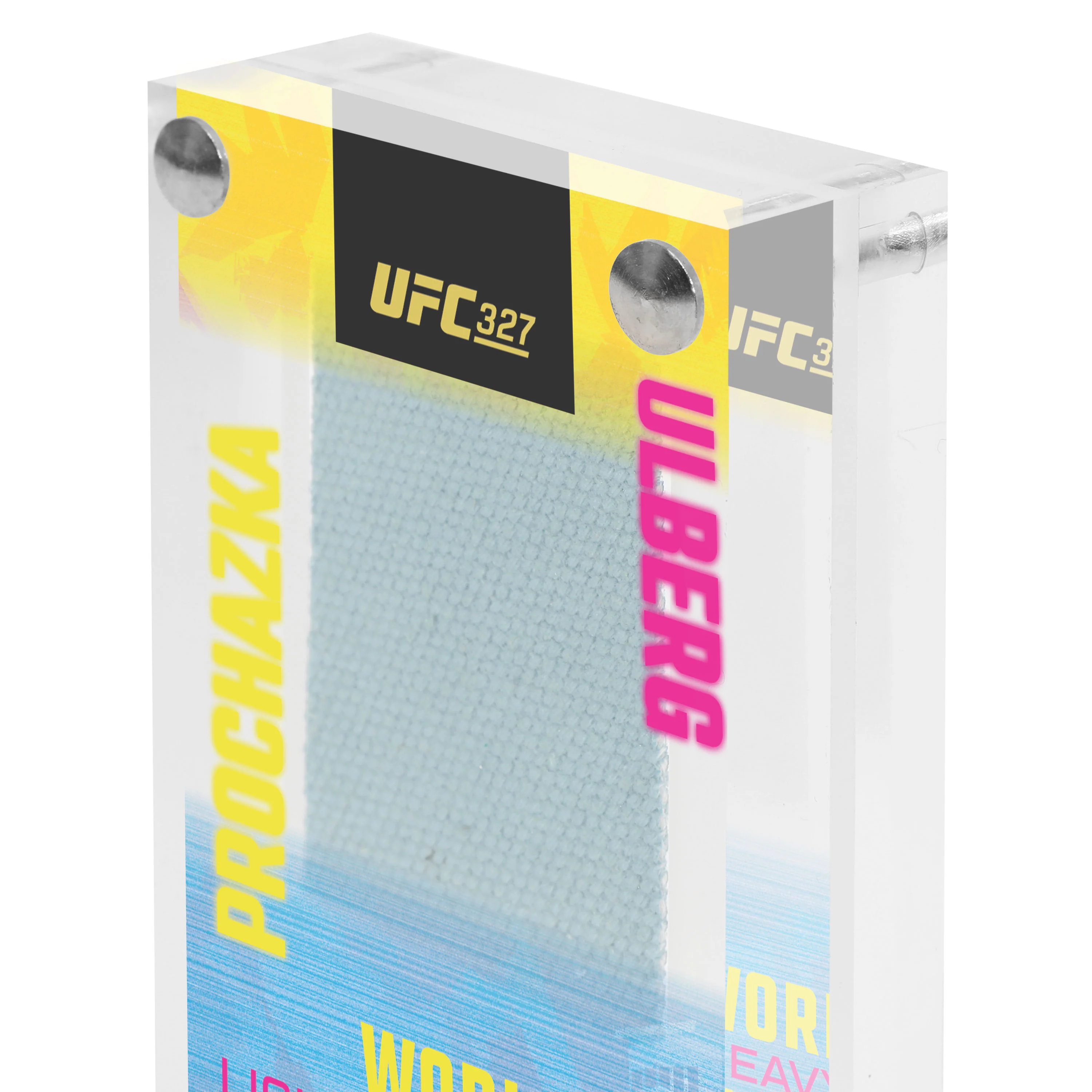 UFC 327: Procházka vs Ulberg Canvas in Acrylic - Image 3
