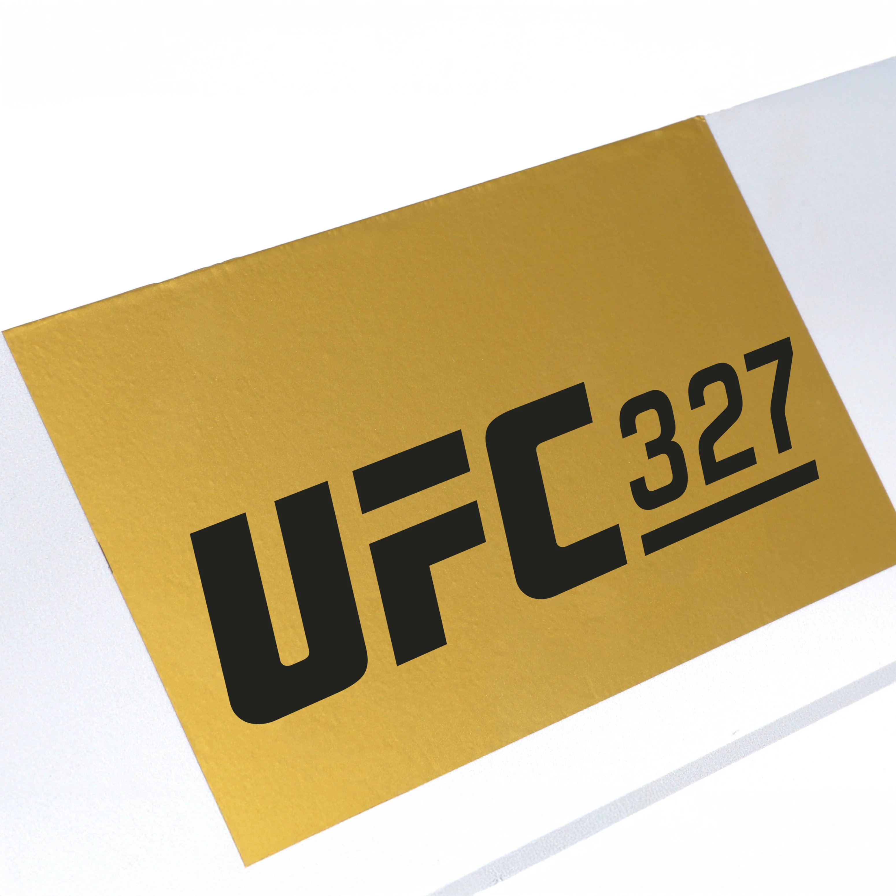 UFC 327: Procházka vs Ulberg Event Used Round Card Two - Image 5