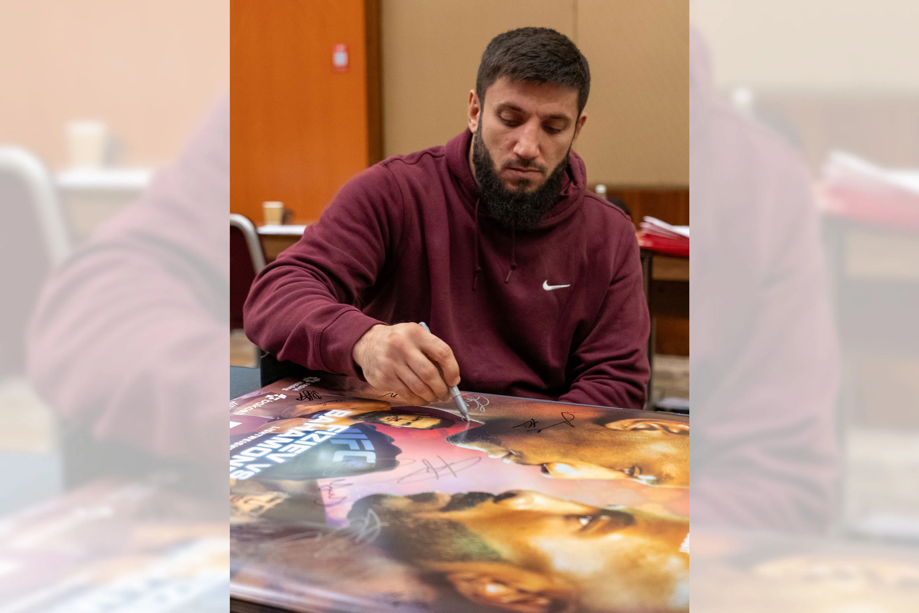 UFC Fight Night: Hill vs Rountree Jr Autographed Event Poster - Image 7
