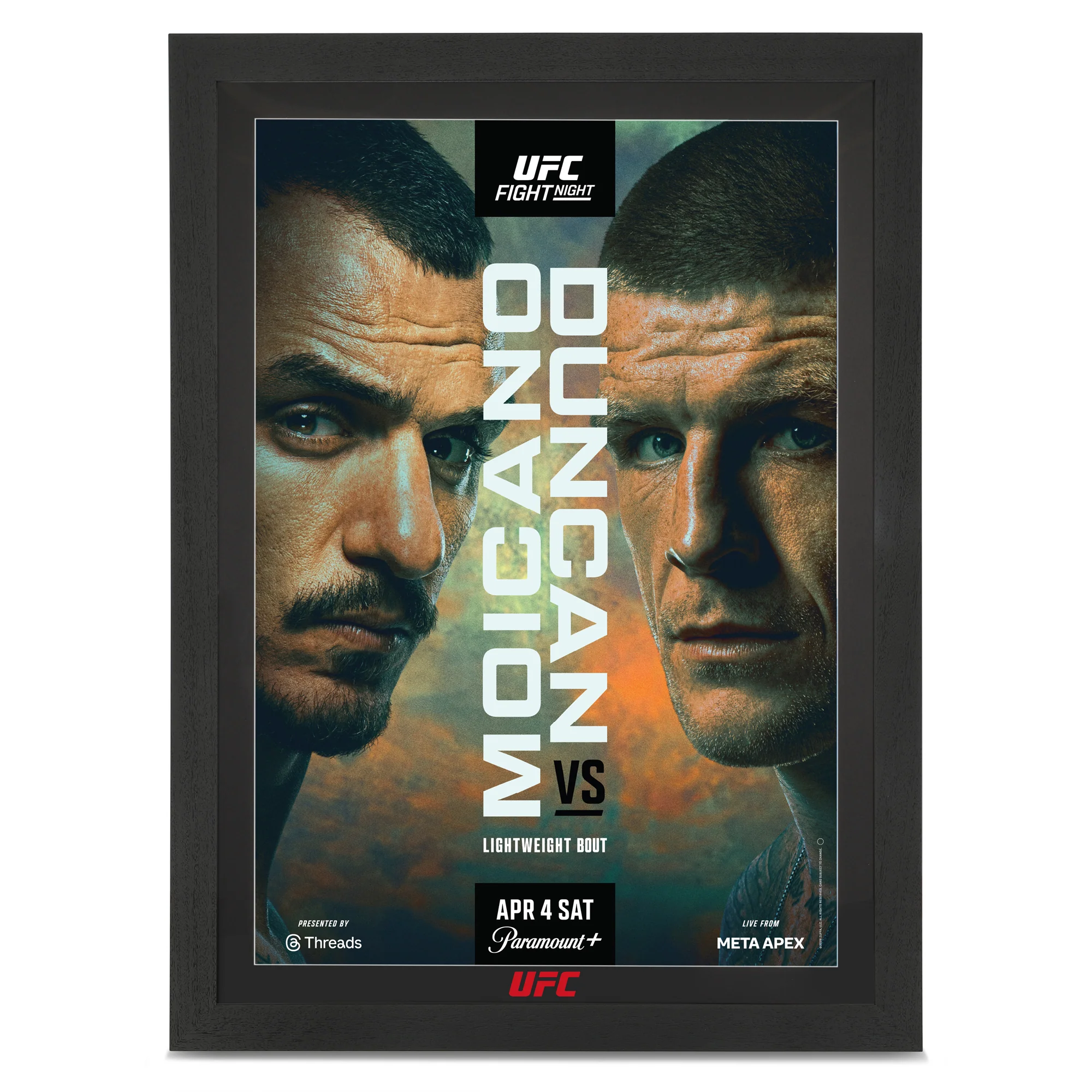 UFC Fight Night: Moicano vs Duncan Autographed Event Poster
