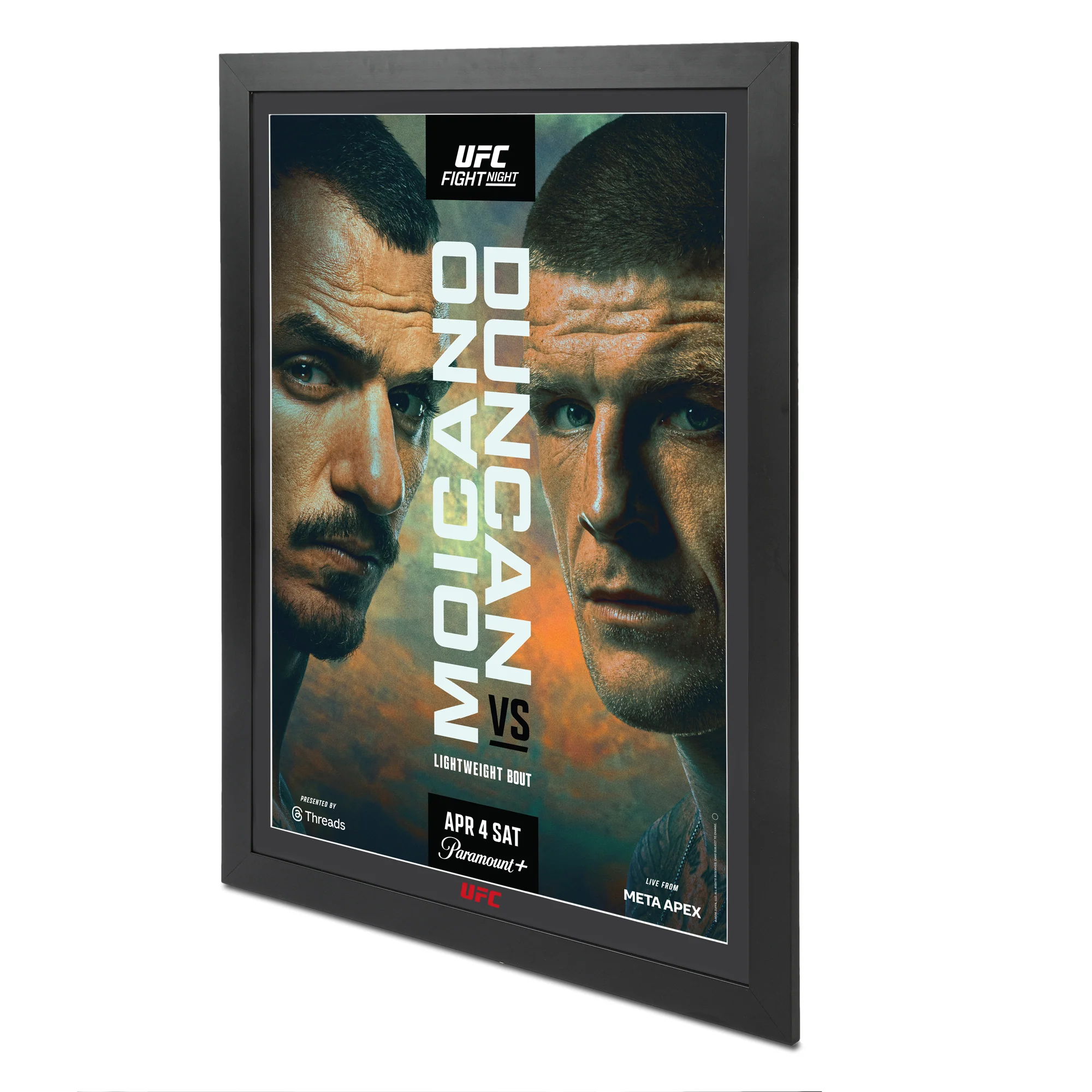 UFC Fight Night: Moicano vs Duncan Autographed Event Poster - Image 2