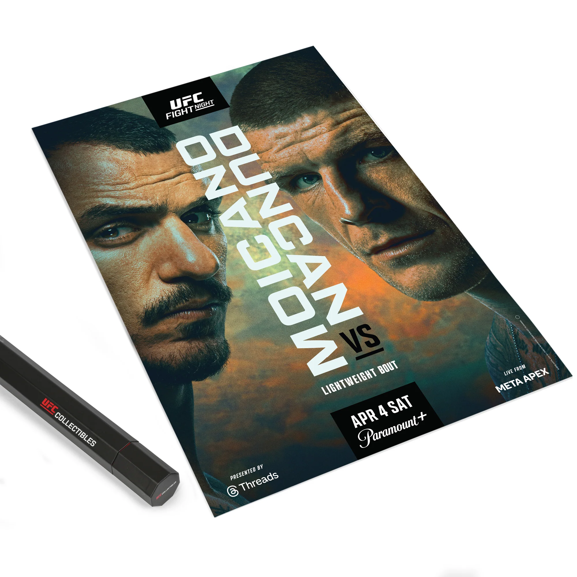 UFC Fight Night: Moicano vs Duncan Autographed Event Poster - Image 4
