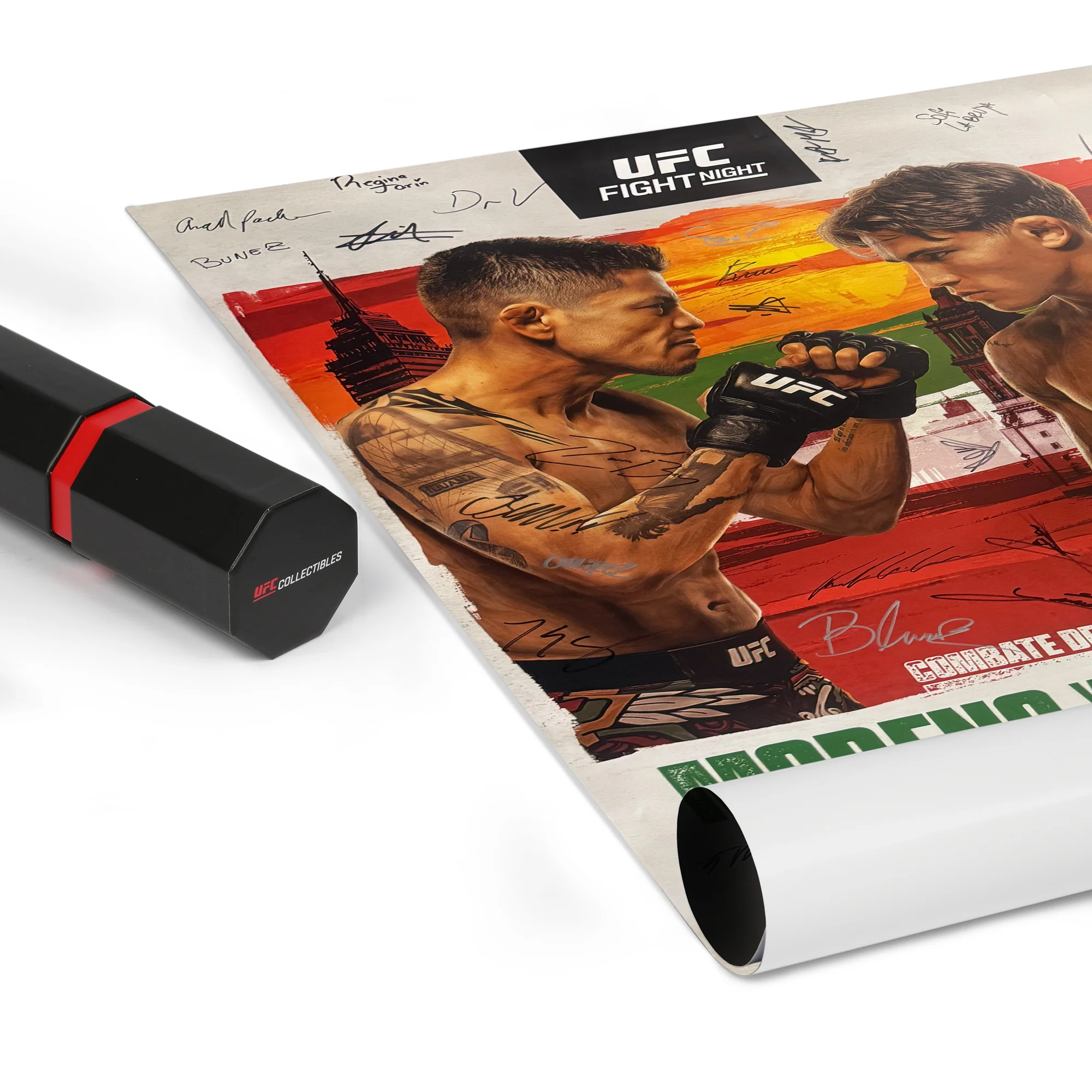 UFC Fight Night: Moreno vs Kavanagh Autographed Event Poster - Image 9