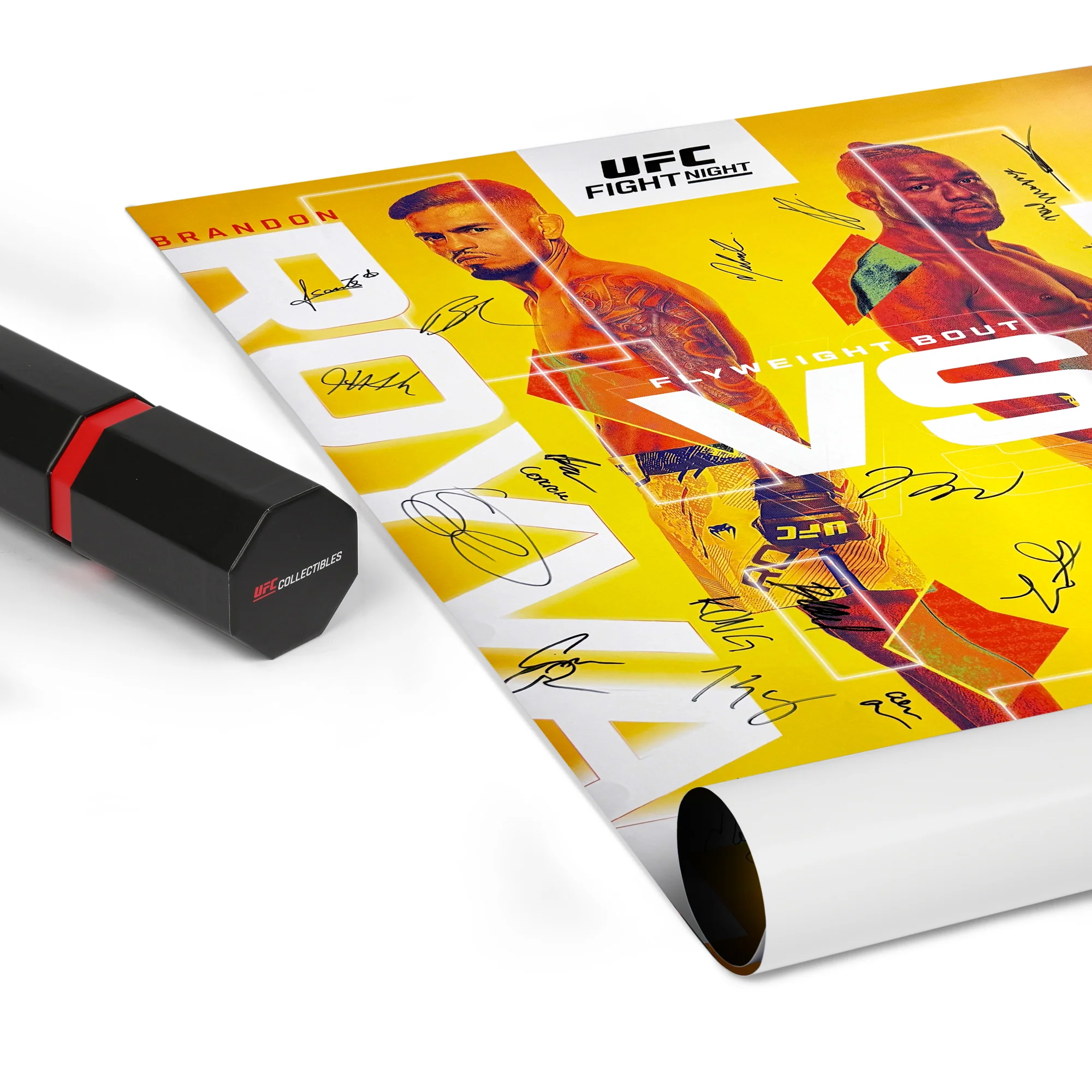 UFC Fight Night: Royval vs Kape Autographed Event Poster - Image 5