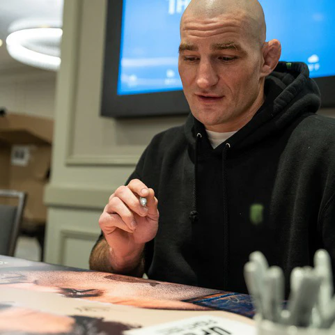 UFC Fight Night: Strickland vs Hernandez Autographed Event Poster - Image 3
