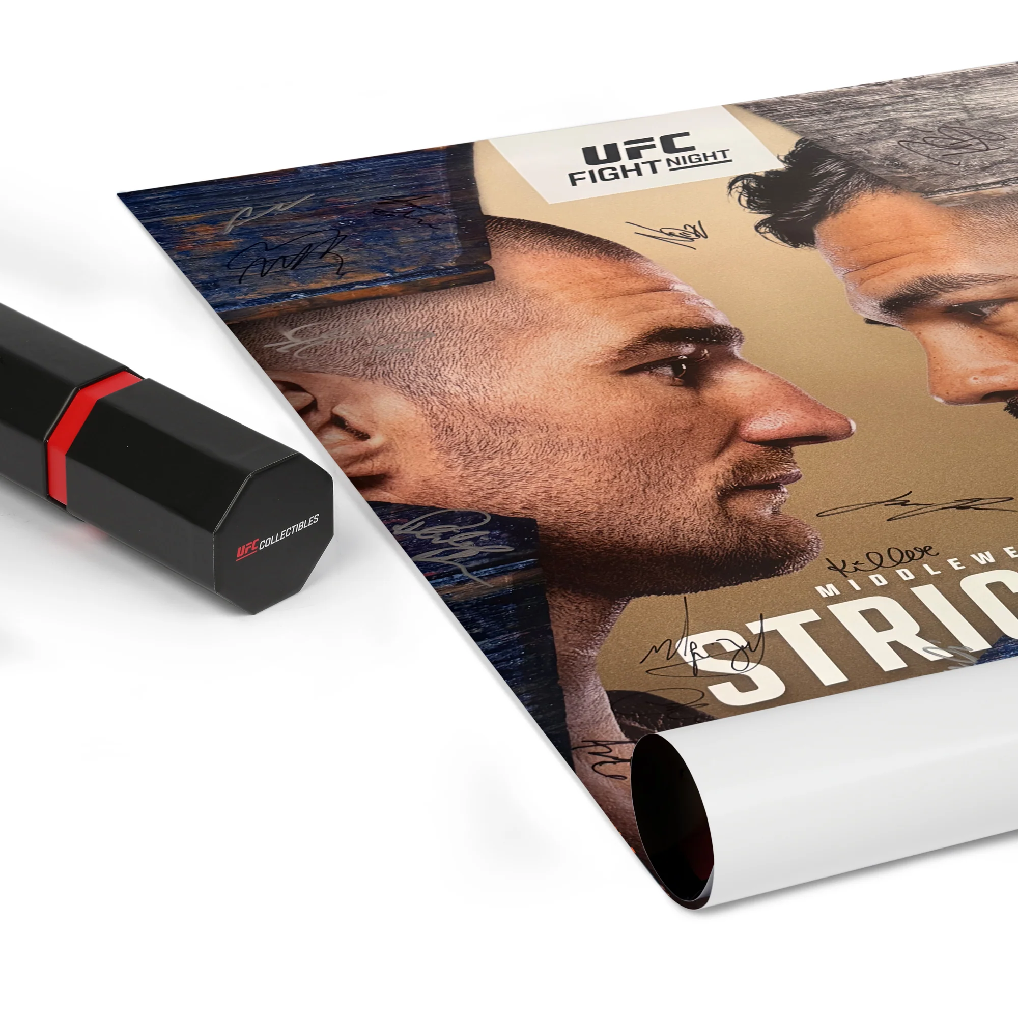 UFC Fight Night: Strickland vs Hernandez Autographed Event Poster - Image 7
