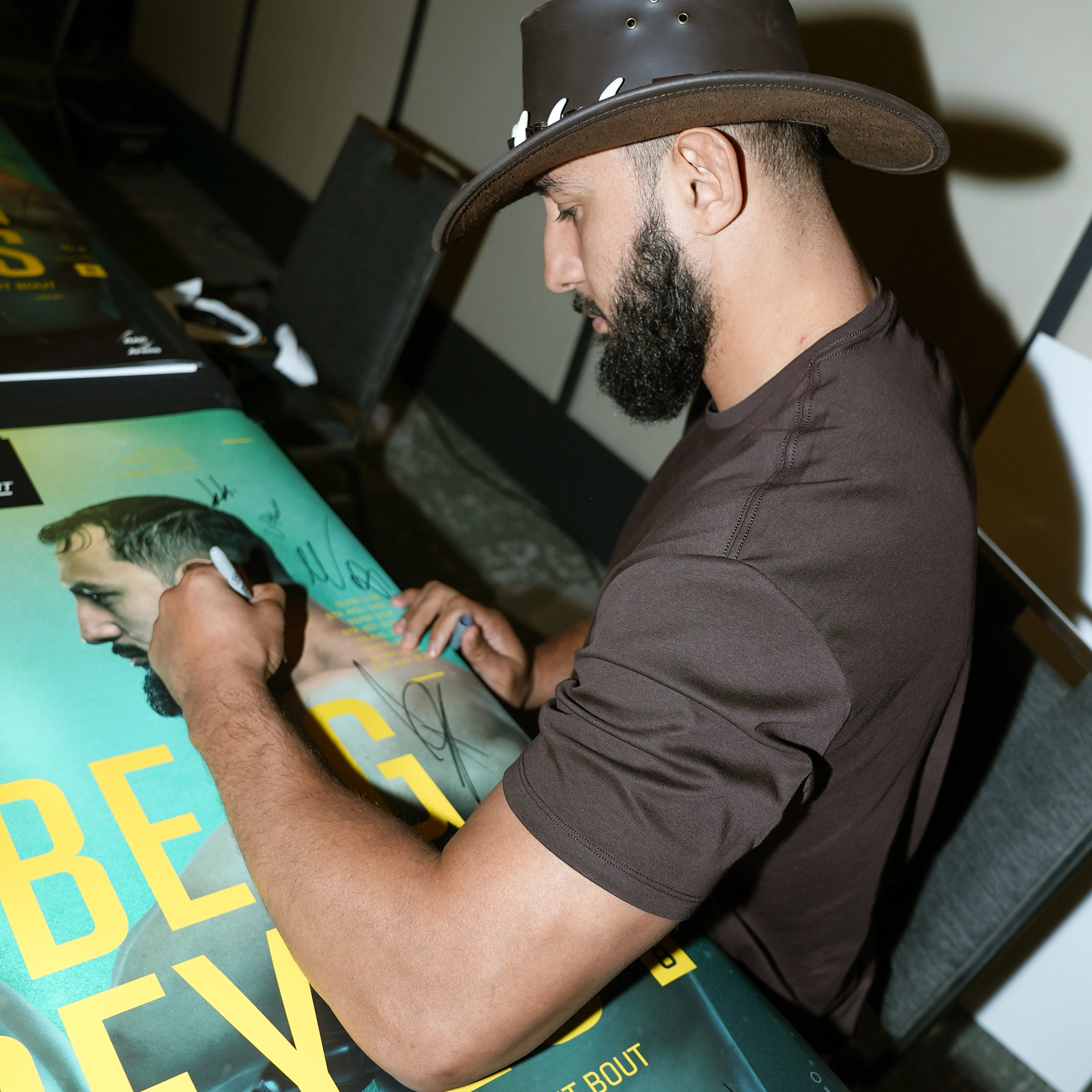 UFC Fight Night: Ulberg vs Reyes Autographed Event Poster - Image 3