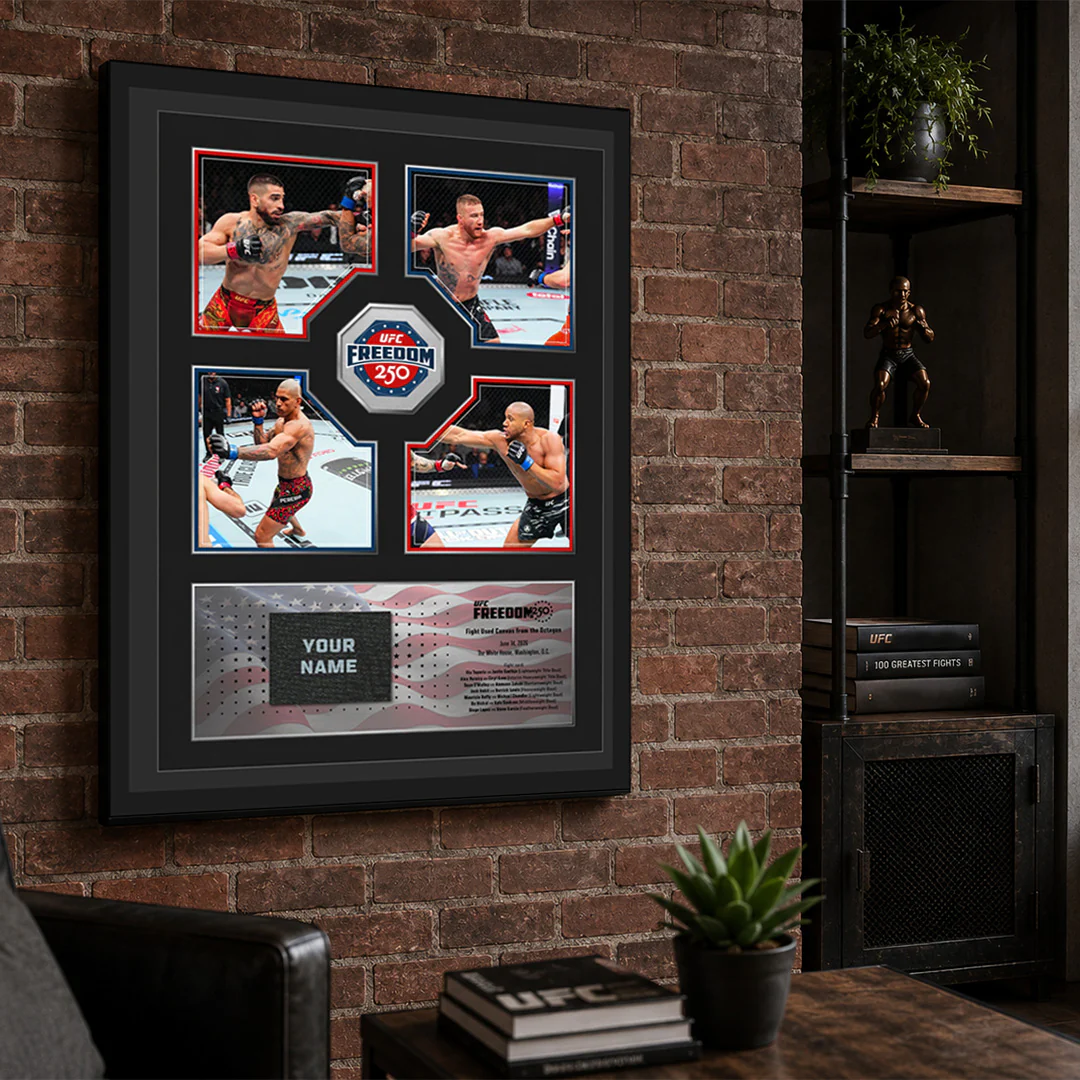 UFC Freedom 250: Topuria vs Gaethje Name on Canvas - Image 7
